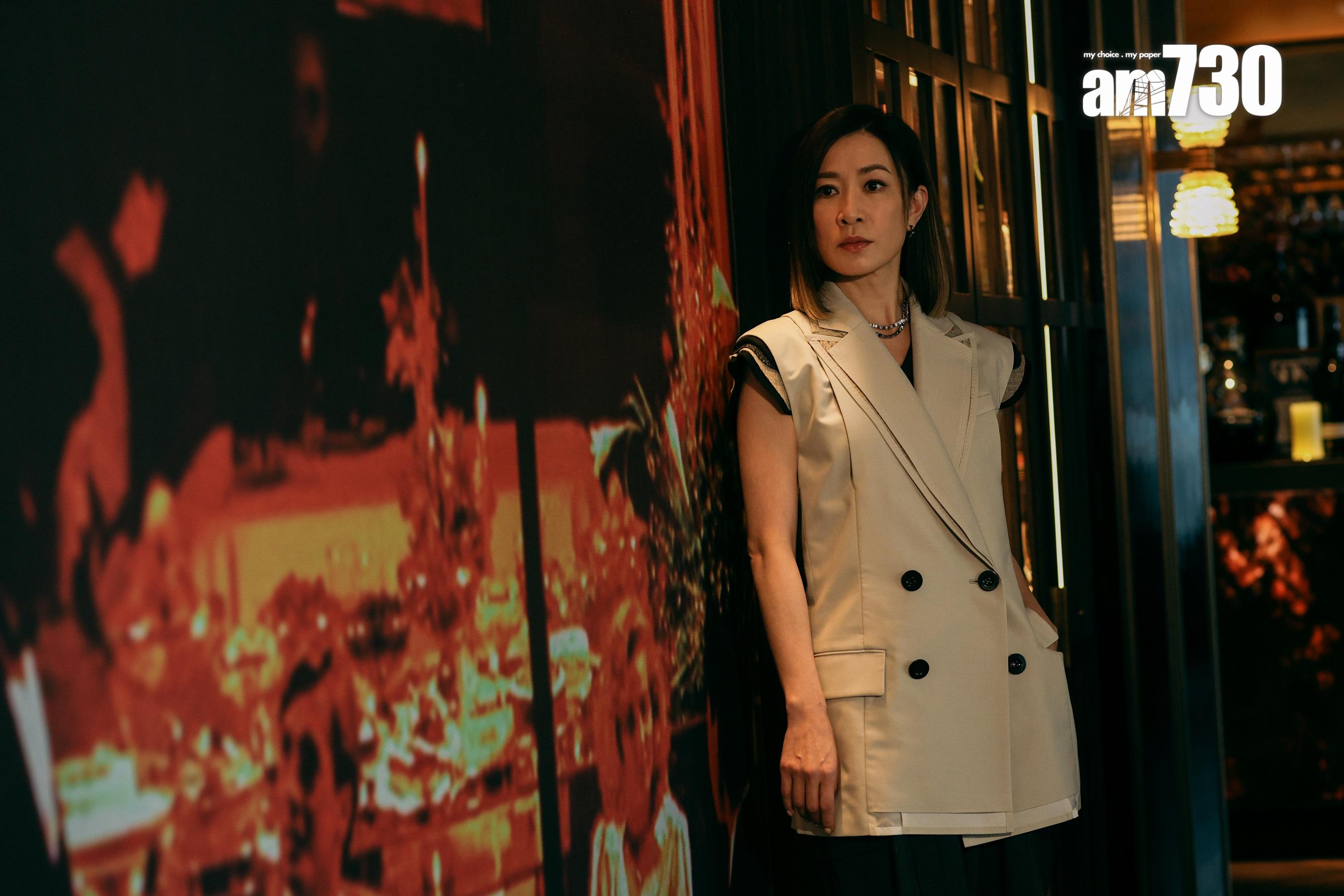 佘詩曼自言離開TVB初期曾感迷惘和恐慌。(周令知攝)