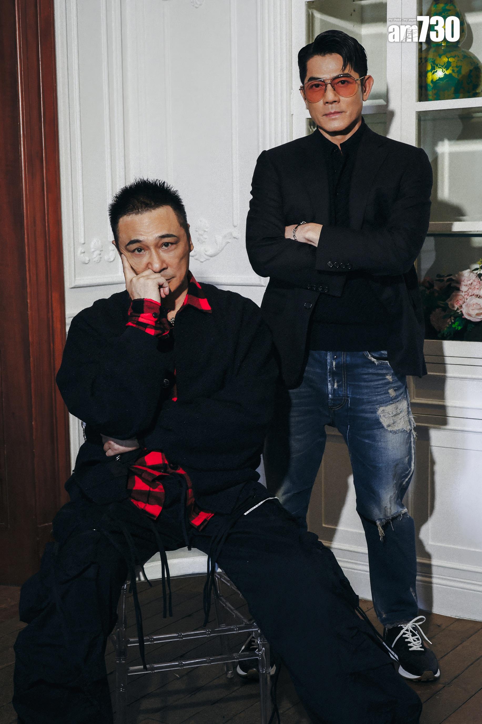 郭富城和吳鎮宇相隔25年,在電影《內幕》再度合作。(周令知攝)