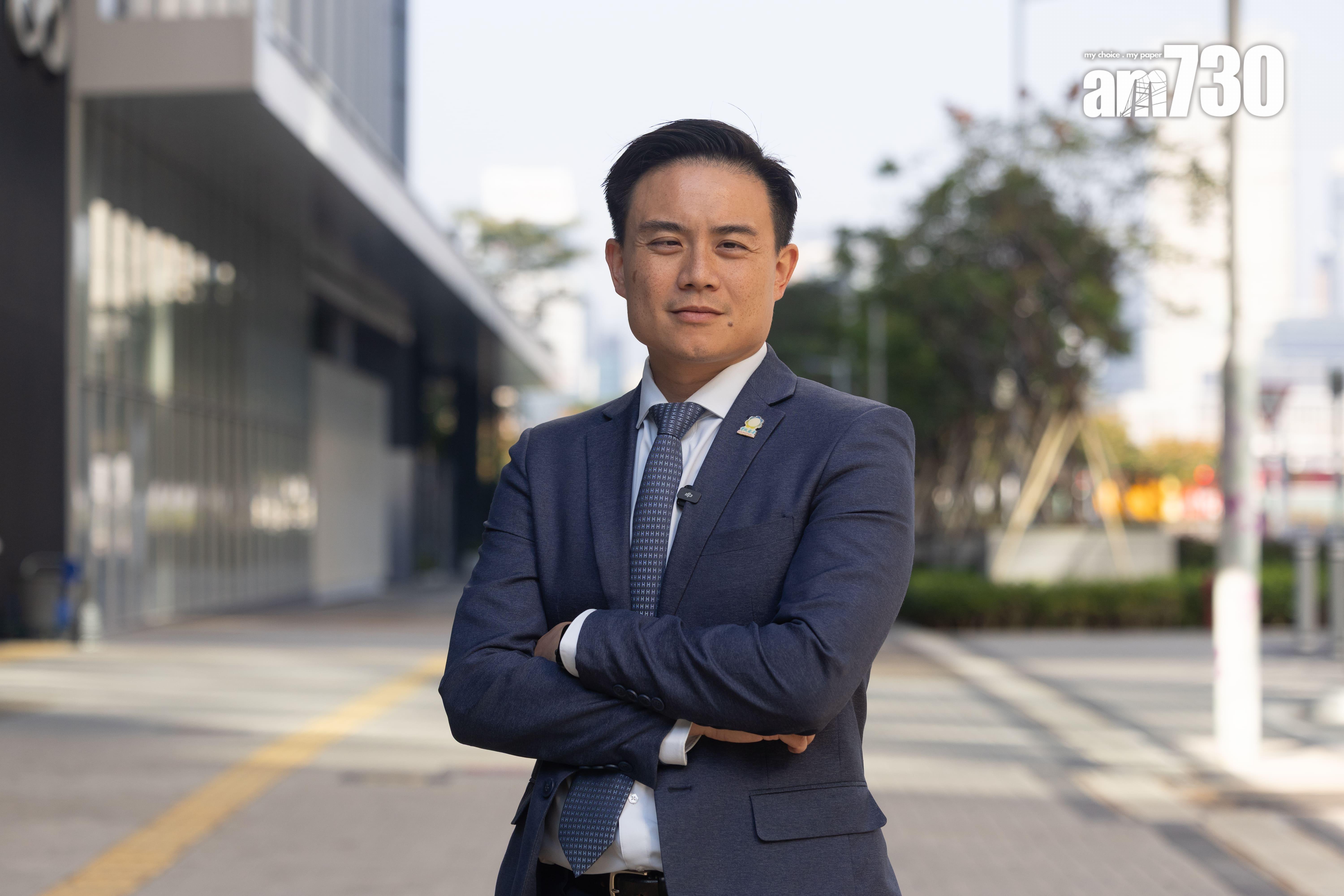 田北辰「交棒」予莊豪鋒(蘇文傑攝)