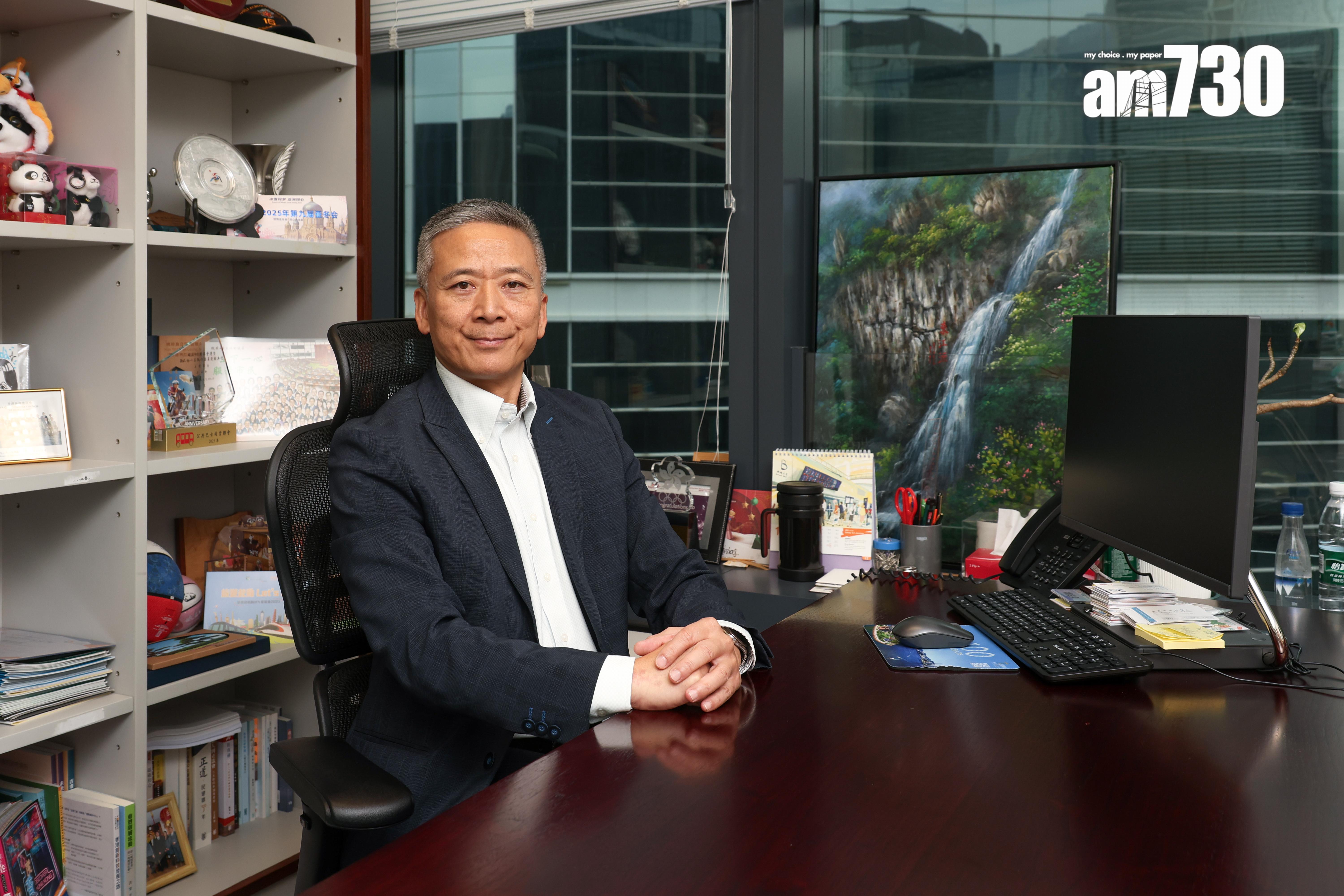 姚柏良坦言江旻憓參選令他關注度提升,惟成為「票王」不覺是同情票(周令知攝)