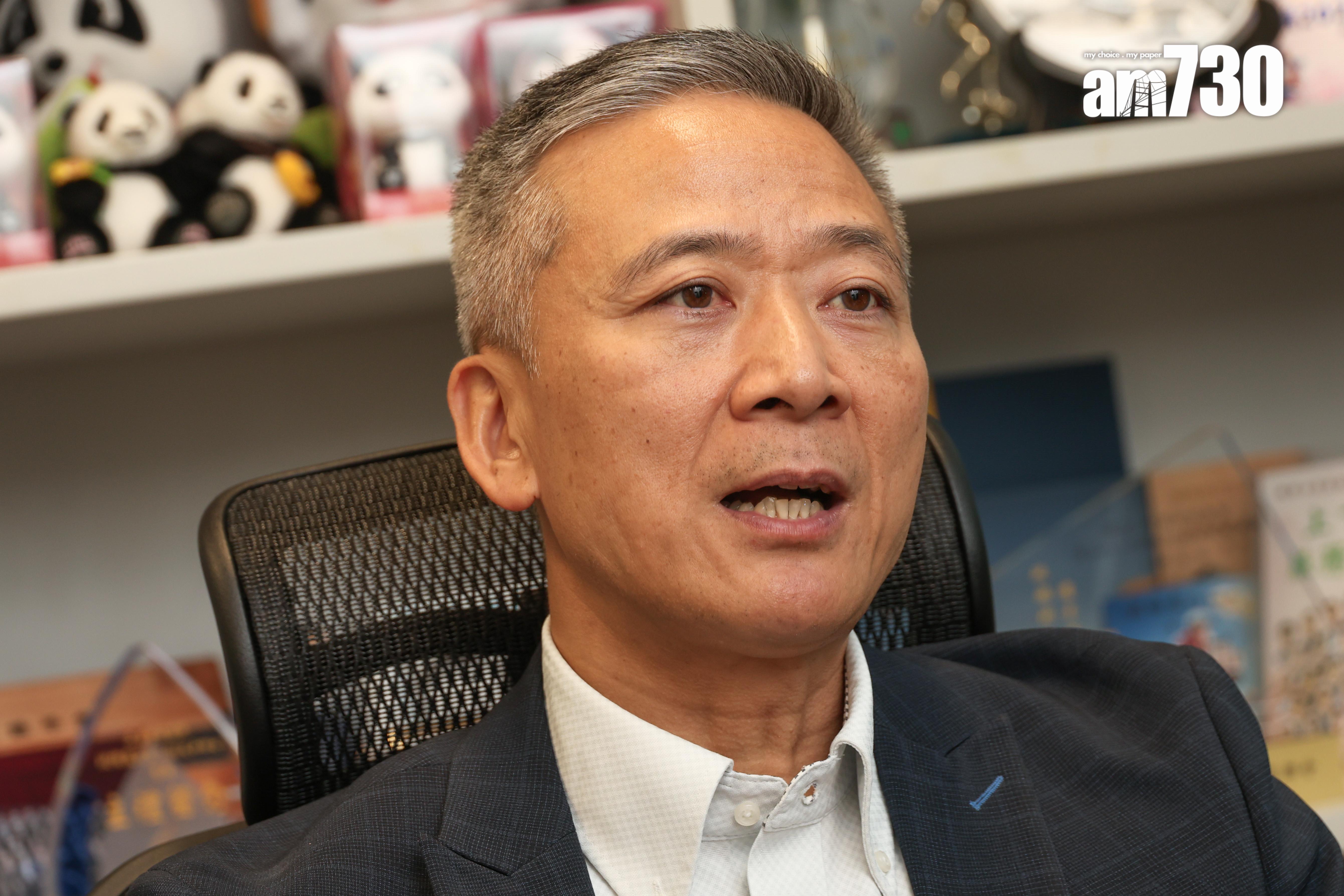 姚柏良坦言江旻憓參選令他關注度提升,惟成為「票王」不覺是同情票(周令知攝)