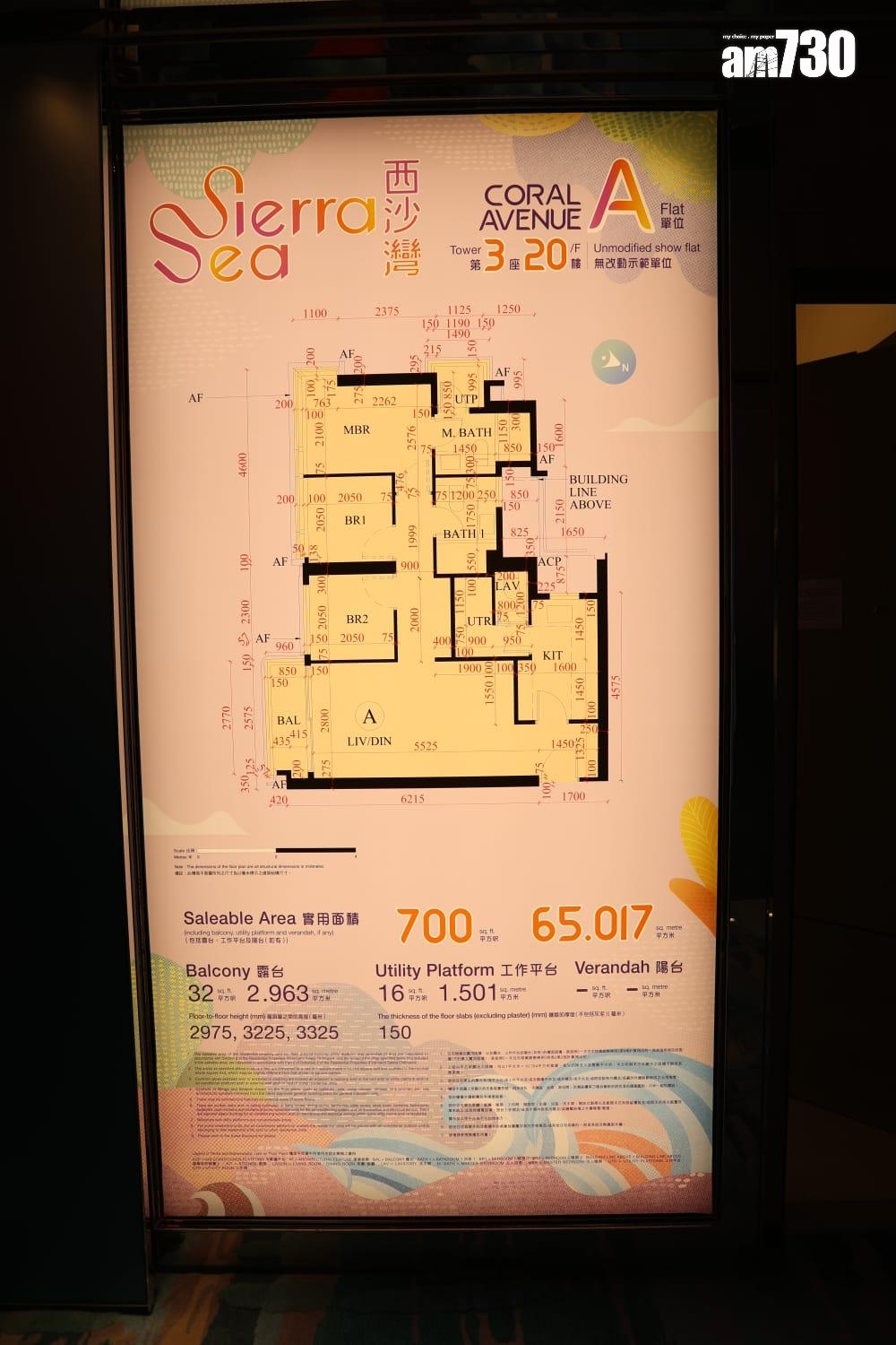 SIERRA SEA示範單位|第2A期三種戶型一文睇 適合不同家庭需要|西沙新盤