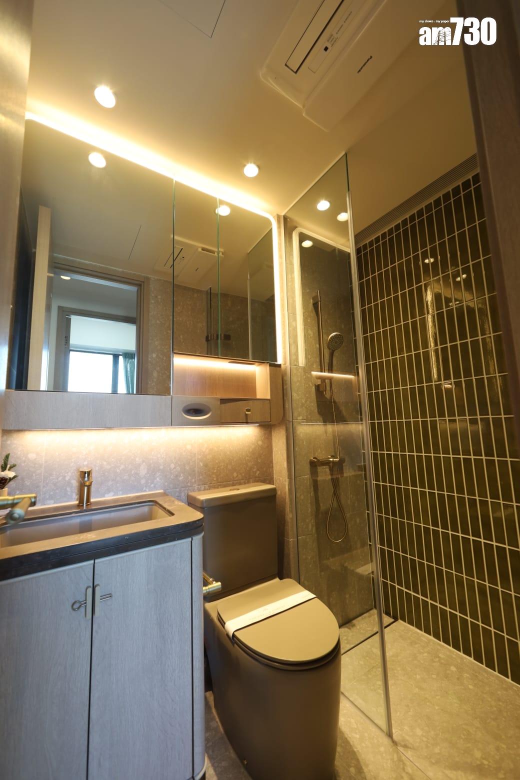 柏蔚森II示範單位|現樓451呎連裝修兩房套及383呎無改動兩房(多圖有片)|啟德新盤