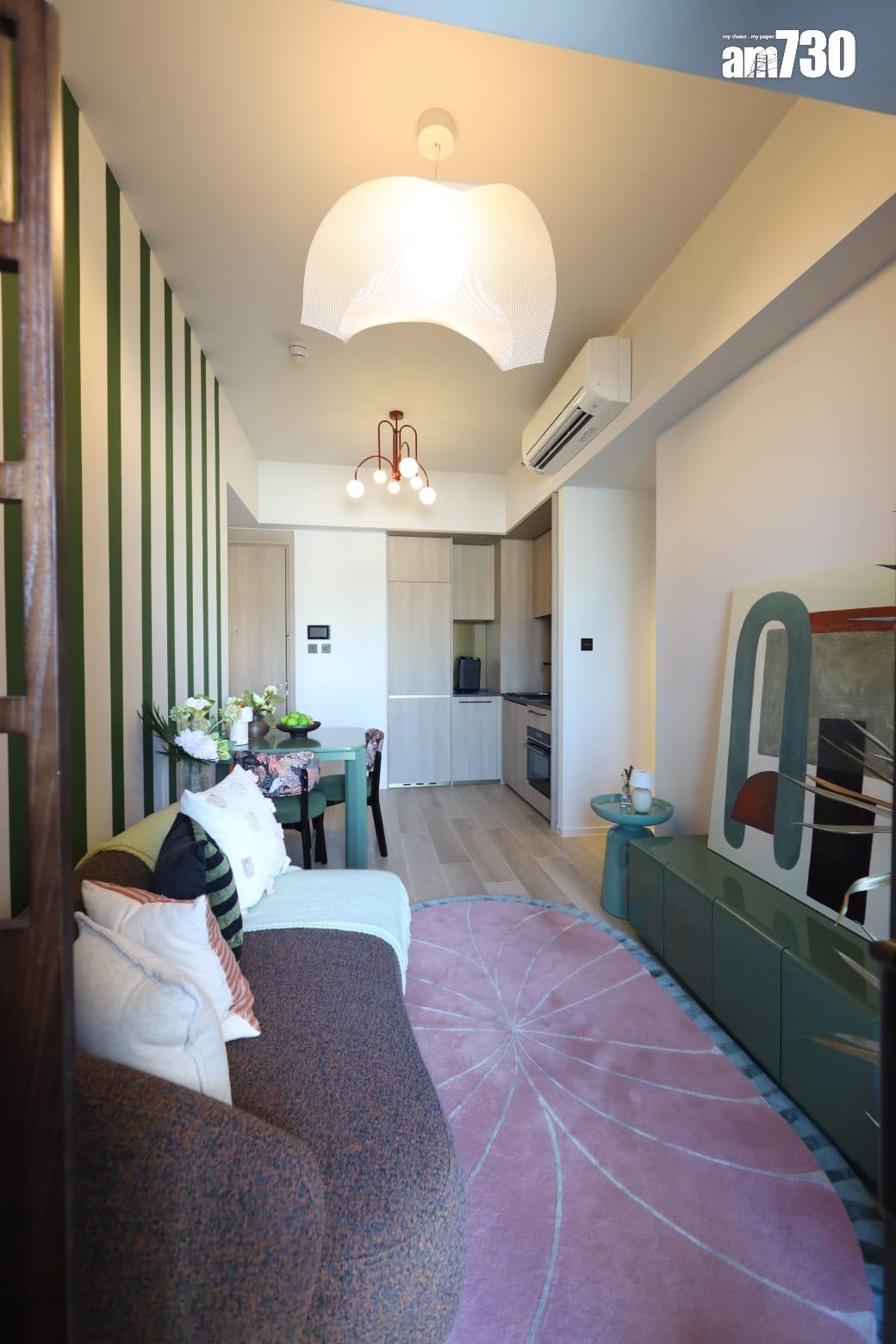 柏蔚森II示範單位|現樓451呎連裝修兩房套及383呎無改動兩房(多圖有片)|啟德新盤