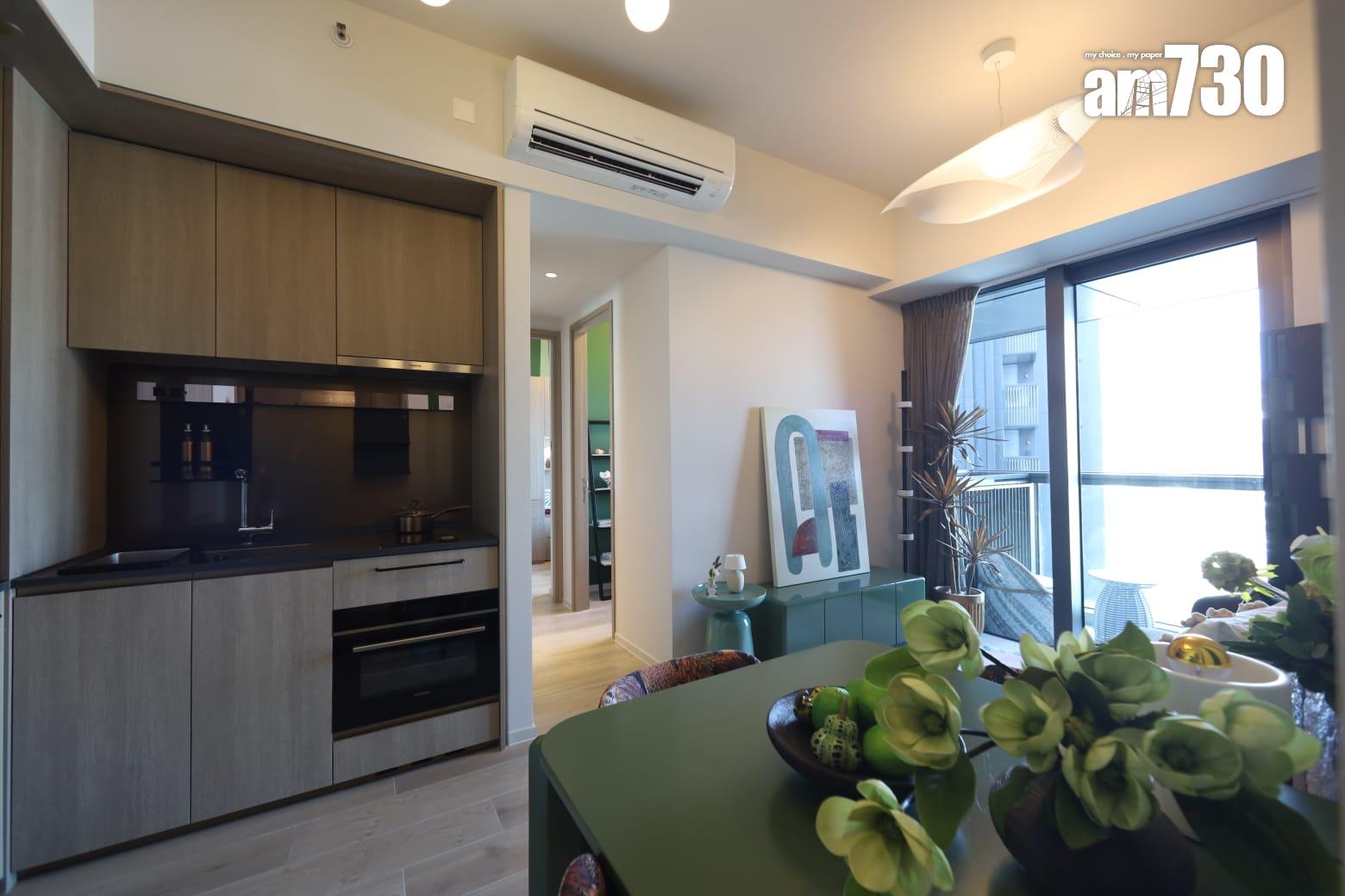 柏蔚森II示範單位|現樓451呎連裝修兩房套及383呎無改動兩房(多圖有片)|啟德新盤