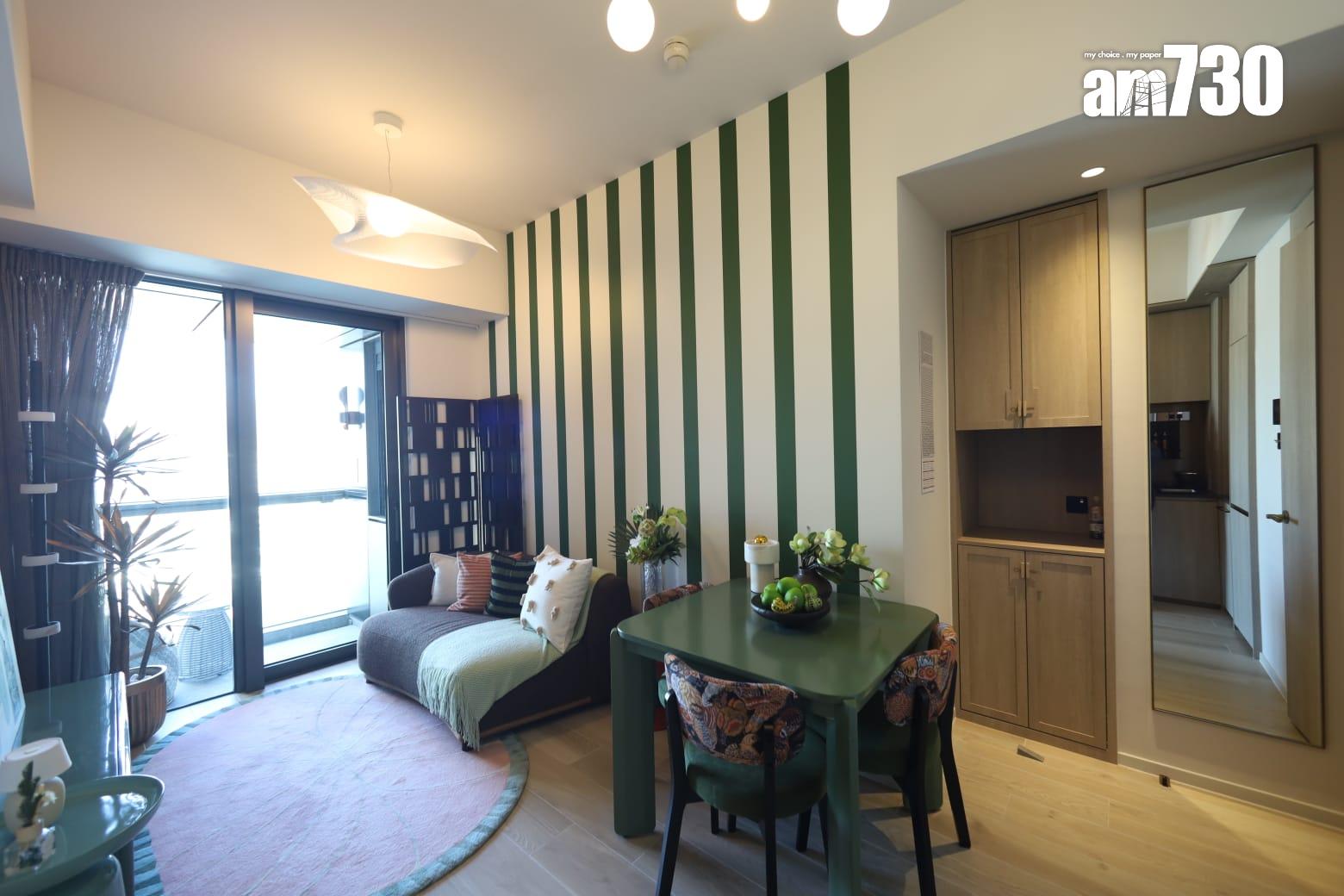 柏蔚森II示範單位|現樓451呎連裝修兩房套及383呎無改動兩房(多圖有片)|啟德新盤