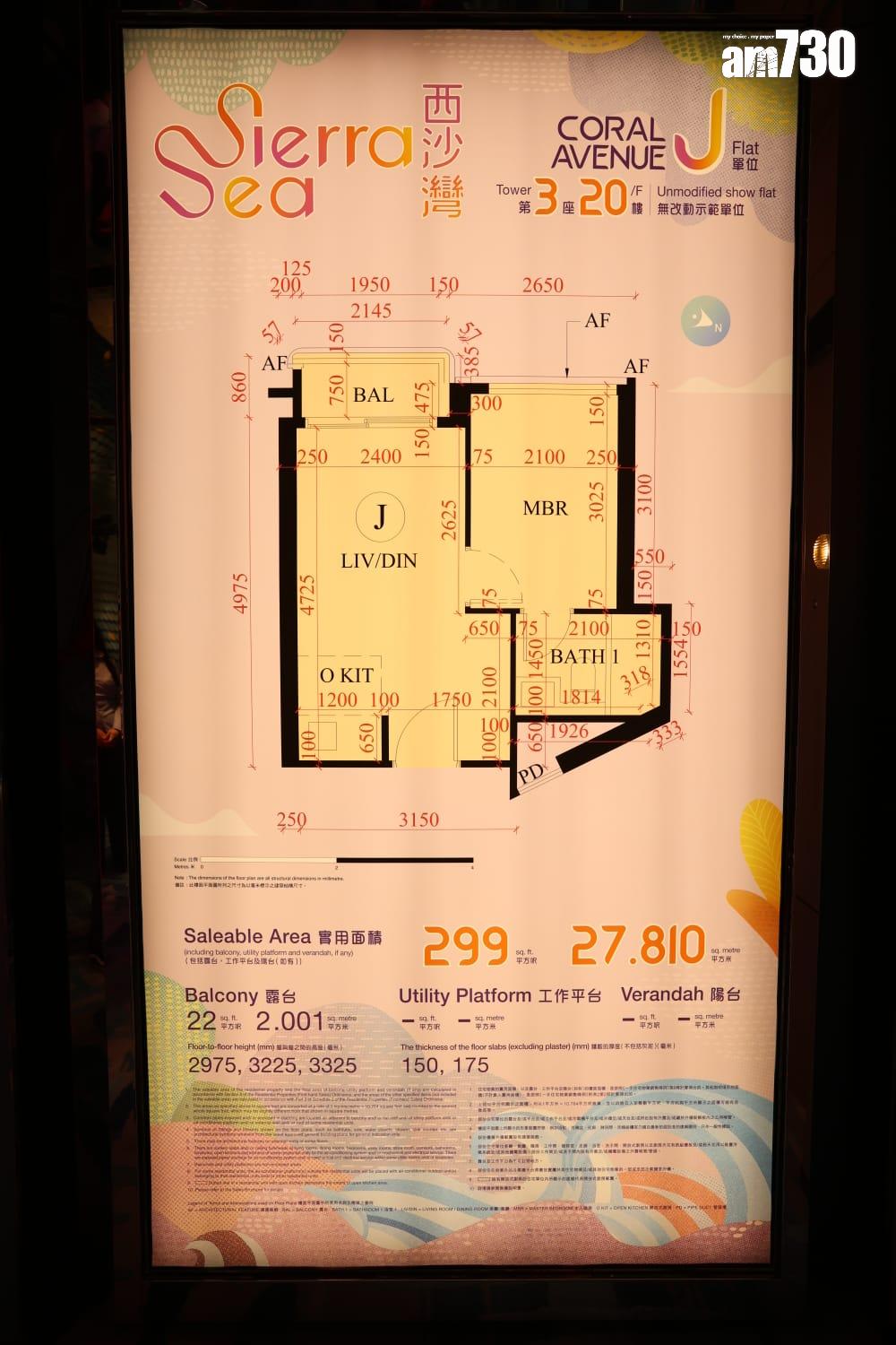 SIERRA SEA示範單位|第2A期三種戶型一文睇 適合不同家庭需要|西沙新盤