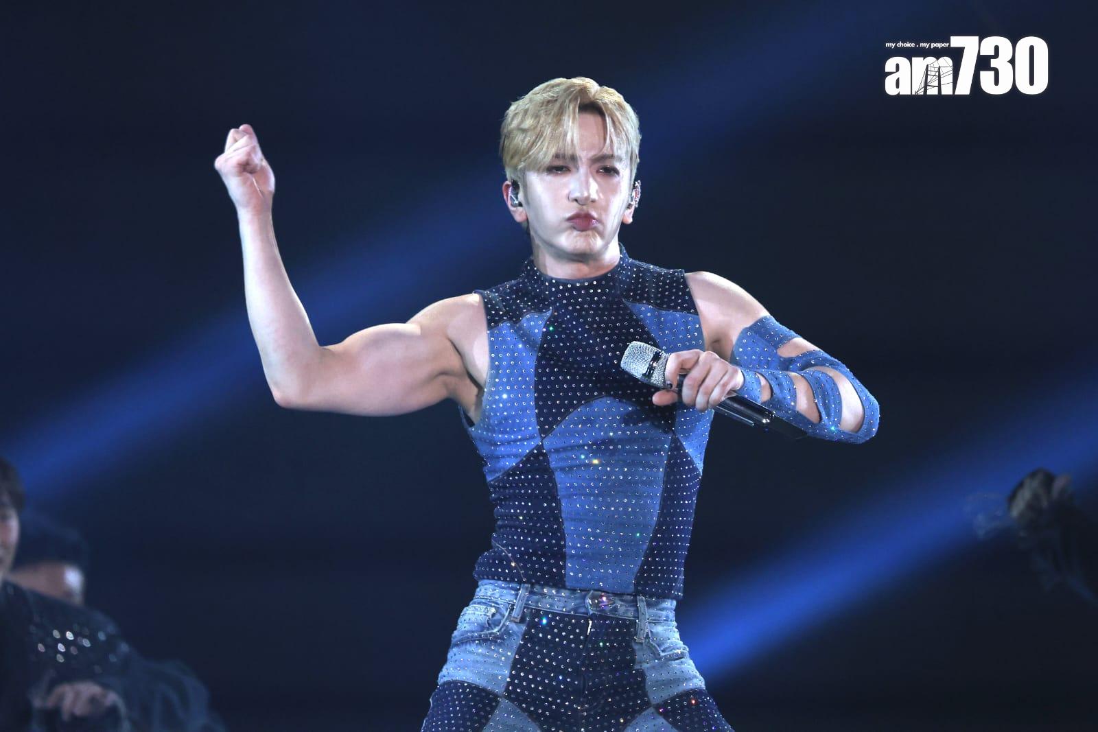 《ANSON LO "KINGDOM" LIVE 2025》演唱會尾場。(林俊源攝)