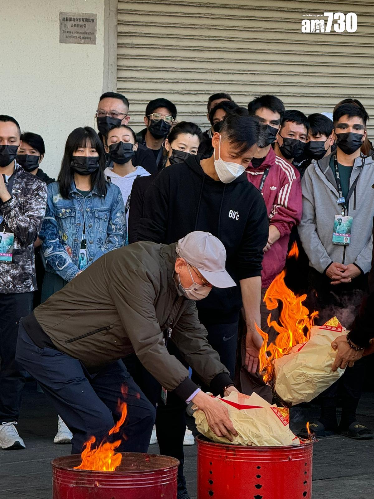 張學友進行拜神儀式。 (娛樂組攝)