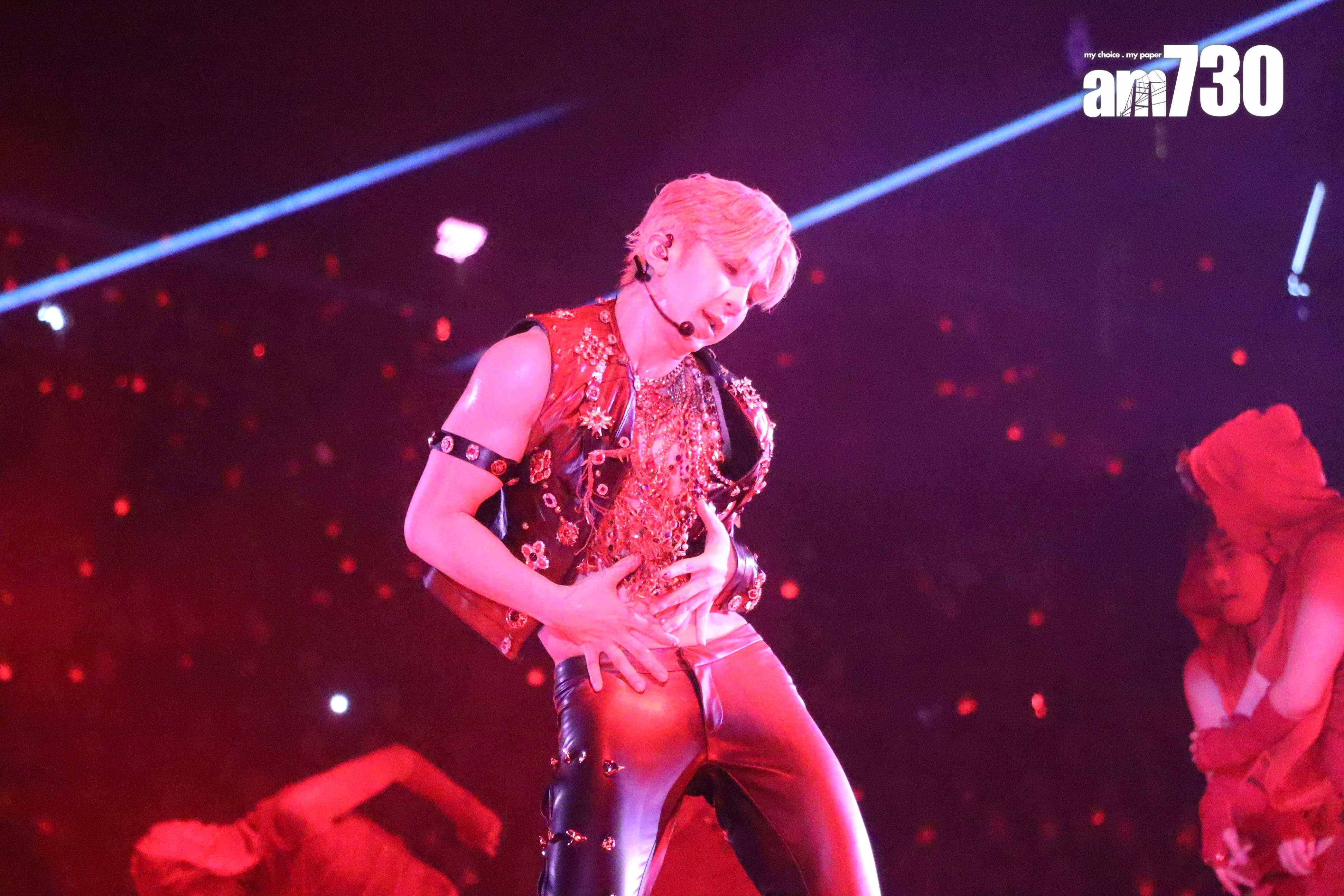 盧瀚霆Anson Lo為《ANSON LO "KINGDOM" LIVE 2025》演唱會,花上近一年時間操練,預求展現fit爆身形。(林俊源攝)