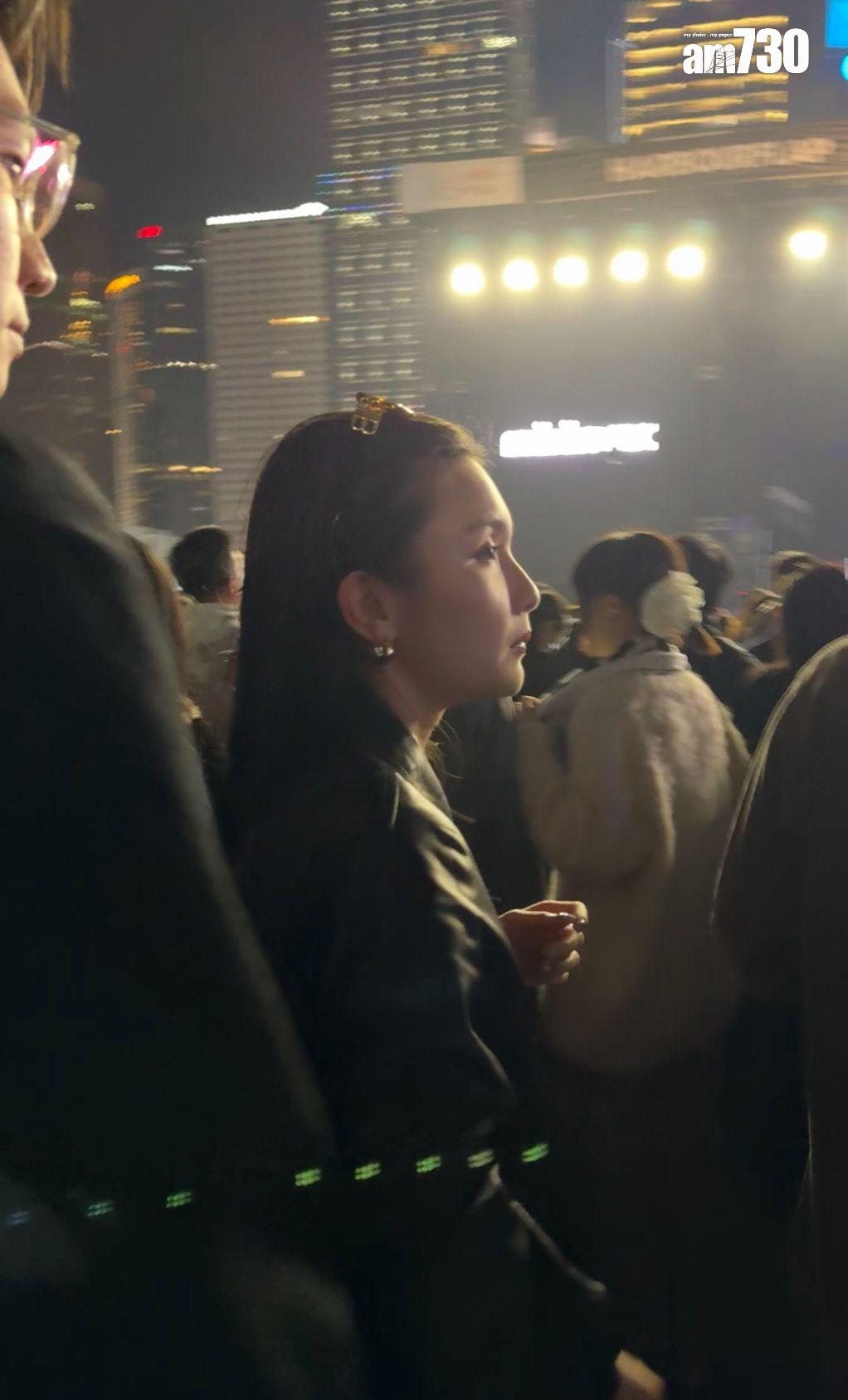 關楓馨與男友Hugo襯到絕睇show。 (娛樂組攝)