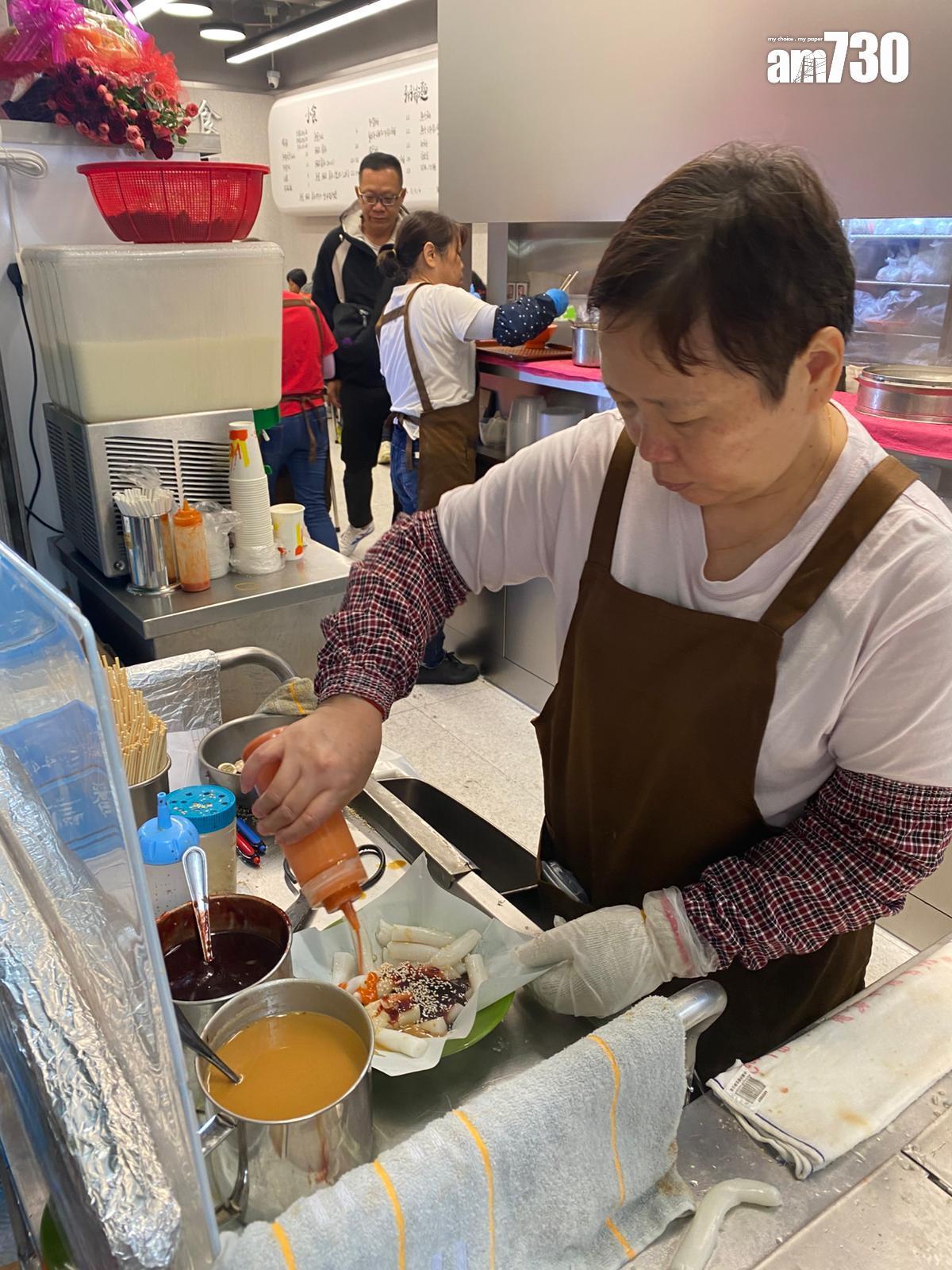 裝修後依然設有獨立腸粉檔,方便客人外賣。