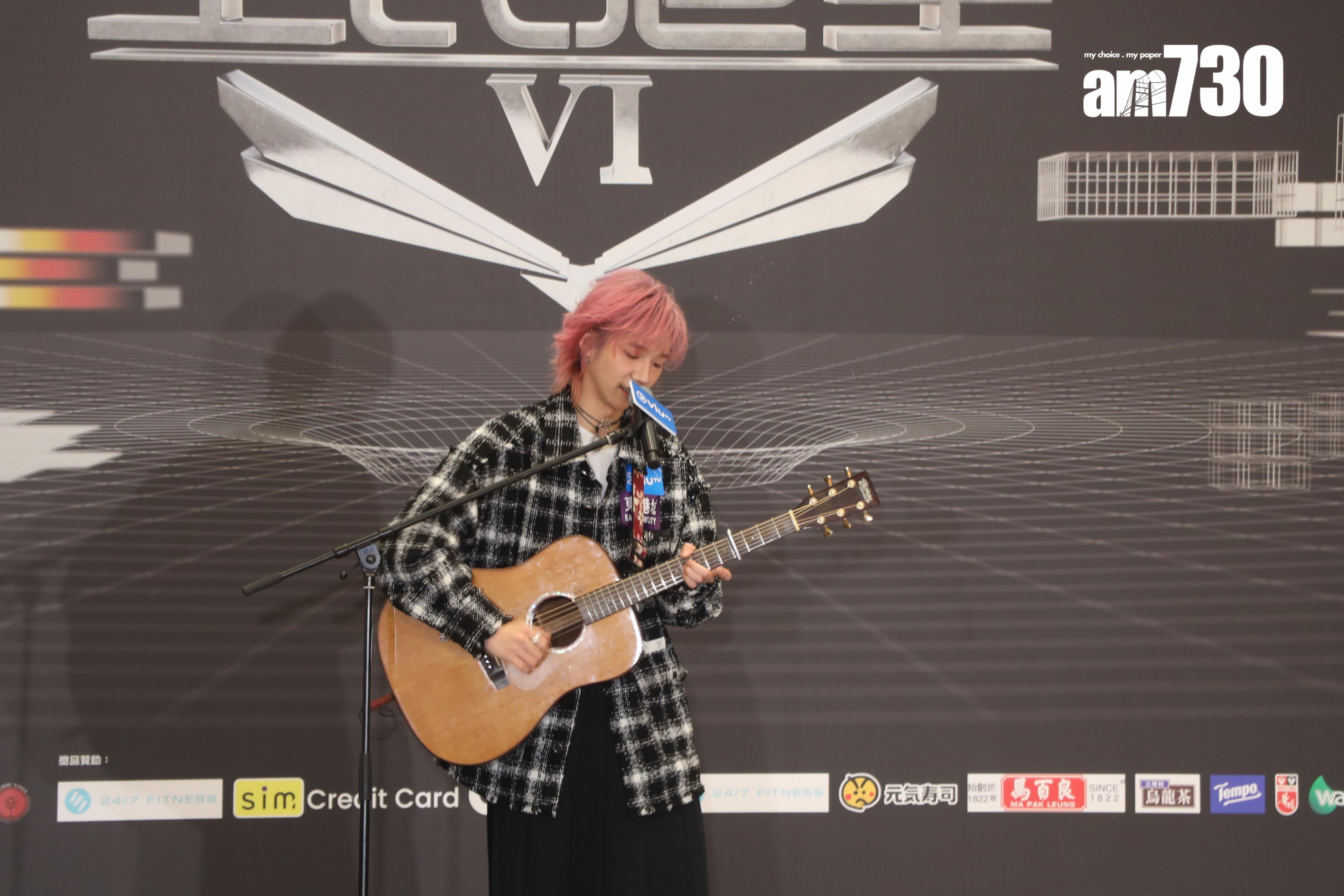 《全民造星VI》11 強之一,34號丘藍。(娛樂組攝)