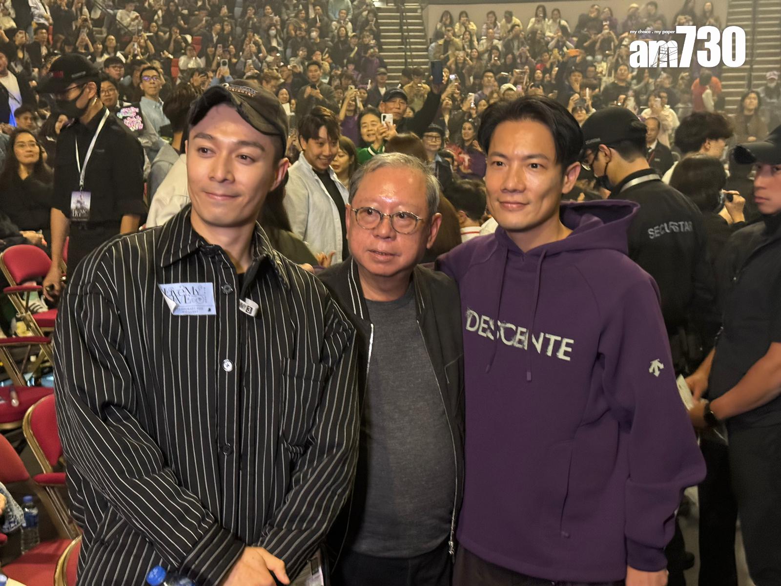 丁子高、林建岳、周柏豪。 (娛樂組攝)