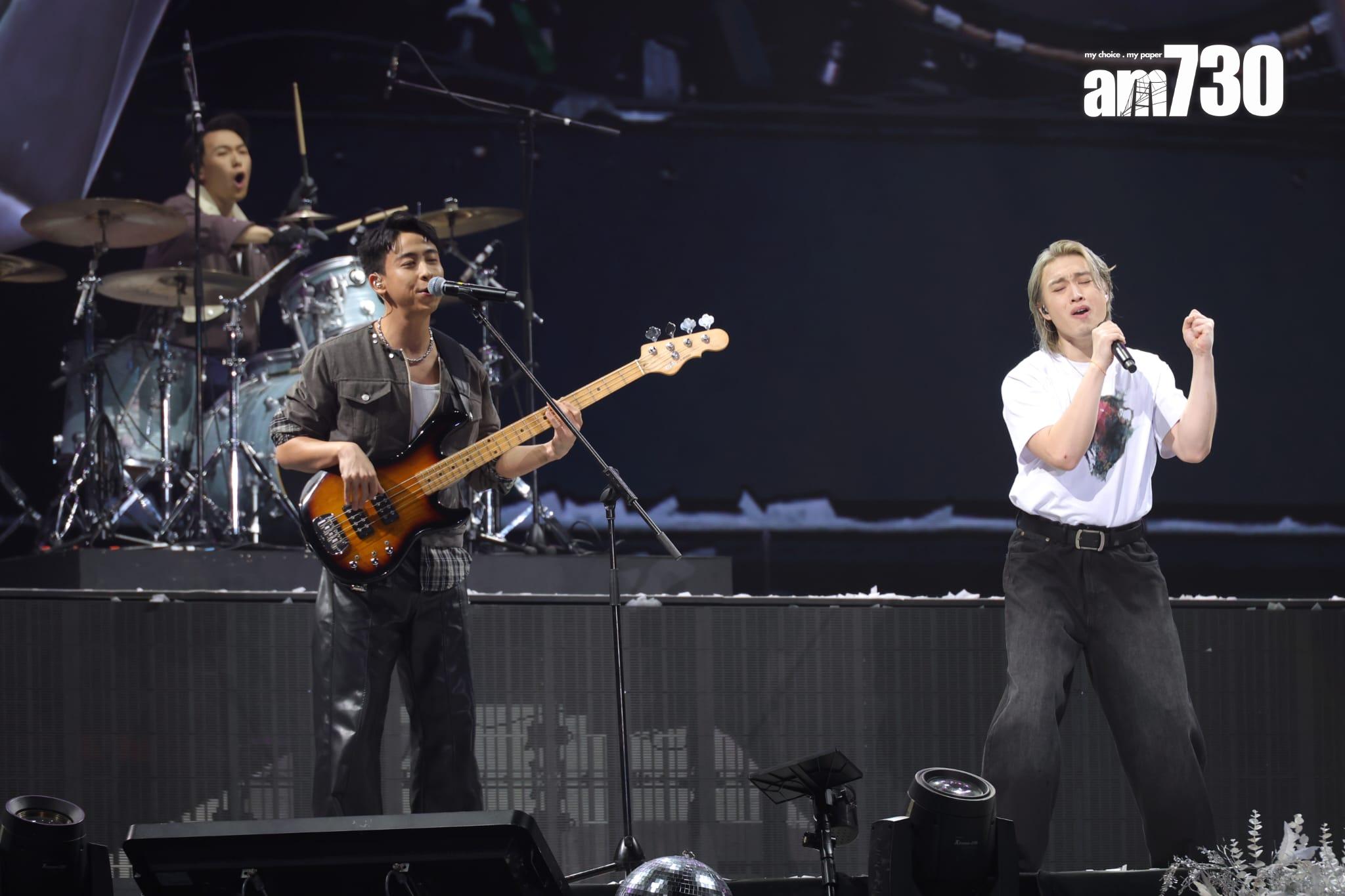 柳應廷Jer請來樂隊Pandora擔任表演嘉賓。(娛樂組攝)