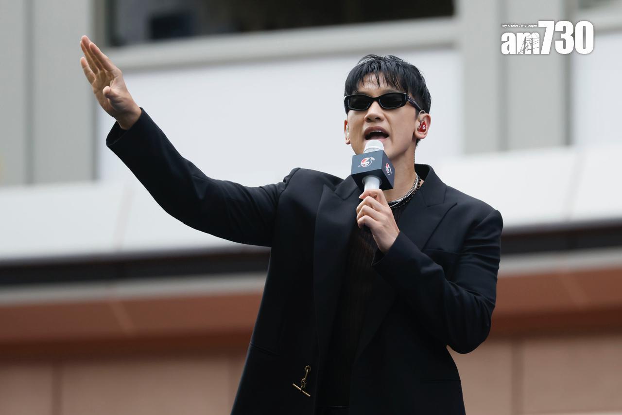 Rain現身馬場跳唱多首經典快歌。(娛樂組攝)