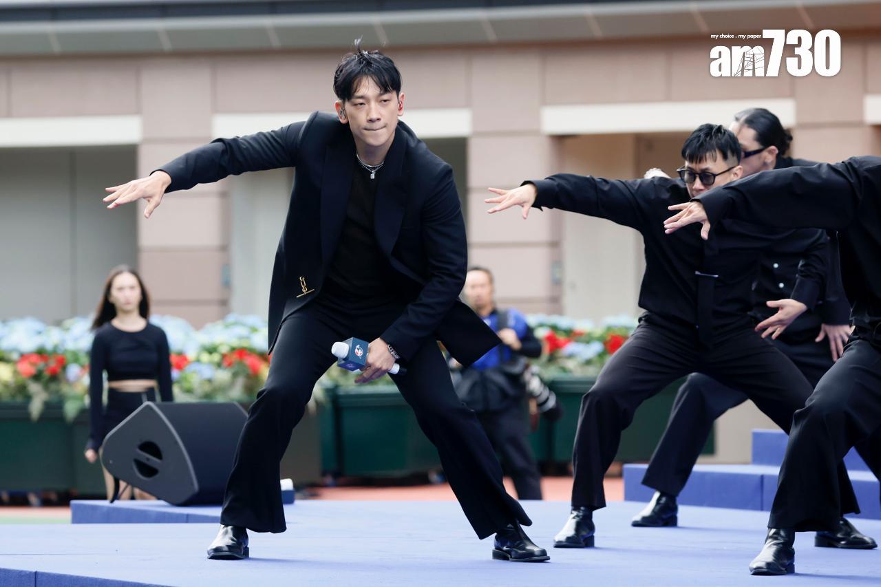 Rain現身馬場跳唱多首經典快歌。(娛樂組攝)