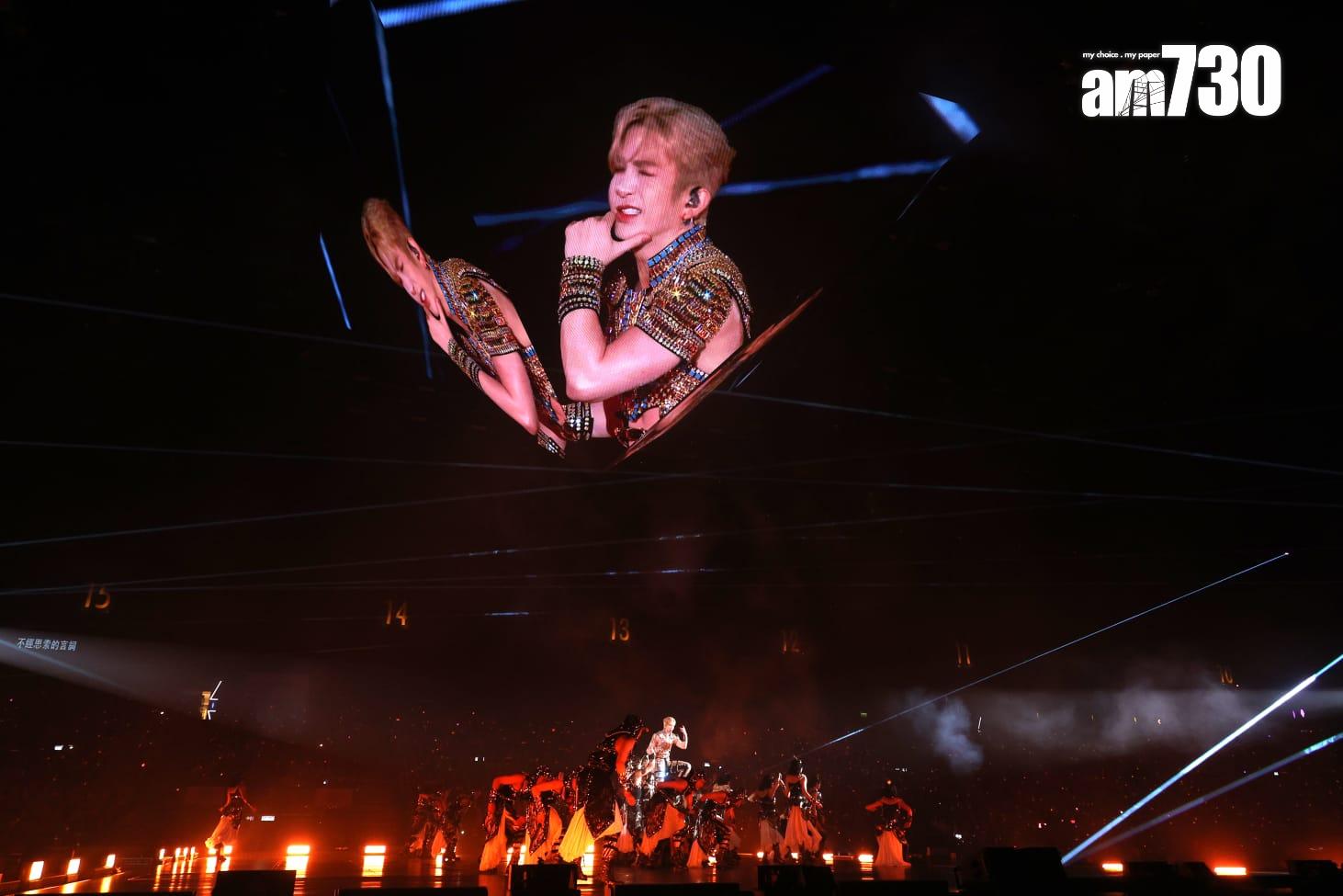 《ANSON LO "KINGDOM" LIVE 2025》演唱會尾場。(林俊源攝)