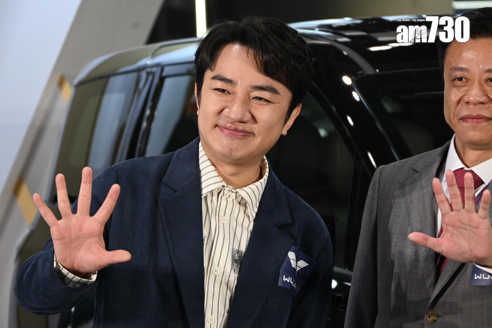 王祖藍大談電車好處。 (娛樂組攝)