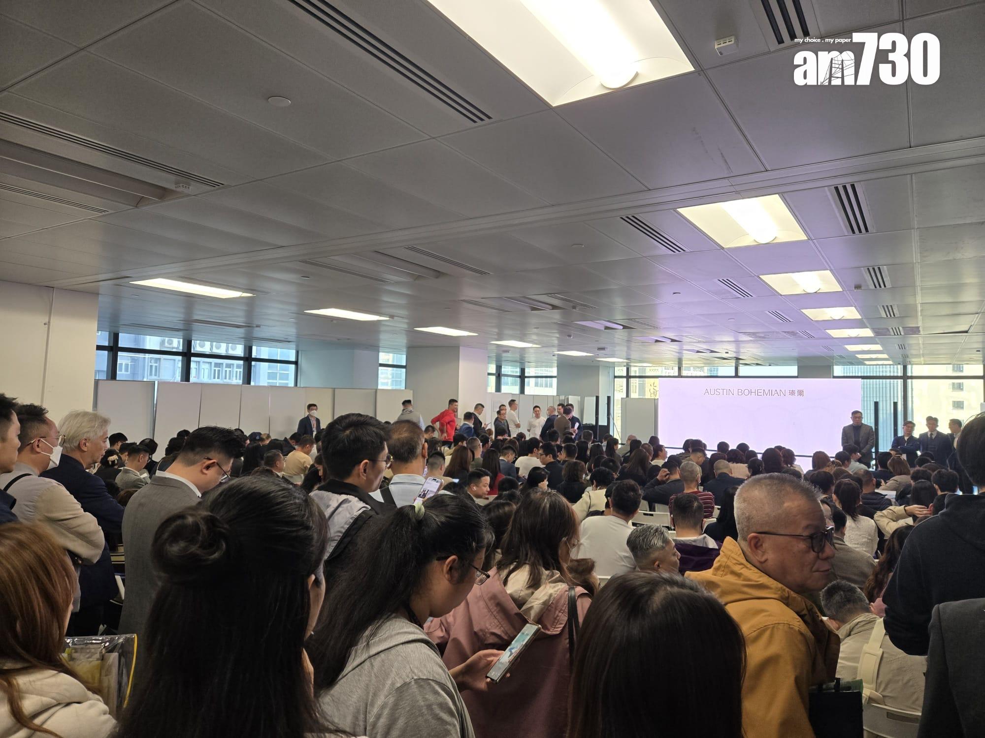 瑧爾開賣|即日沽清全盤63伙 大手買家擲近5800萬掃3層共9伙|佐敦新盤