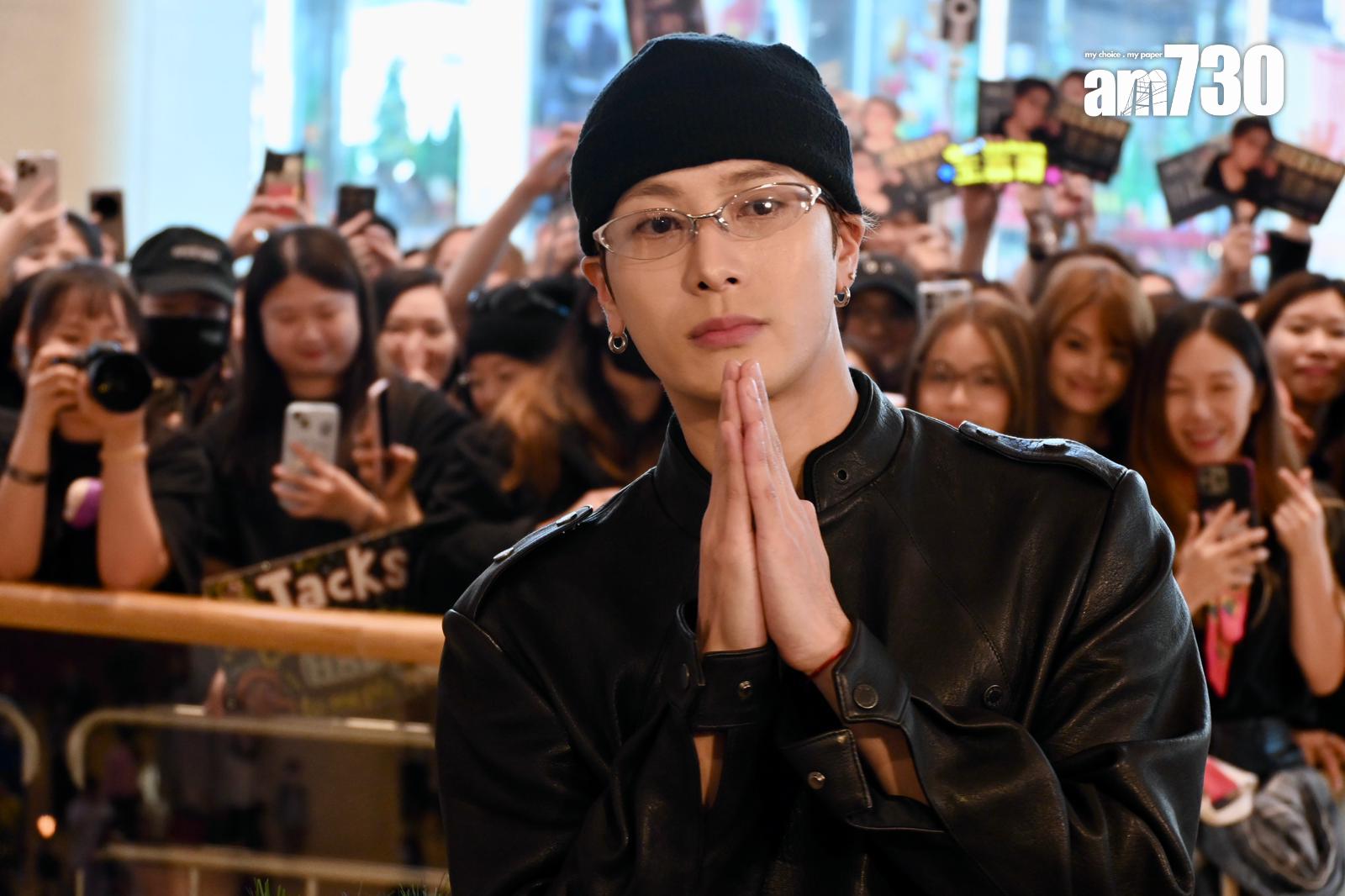 王嘉爾今日現身金鐘,為宣個人品牌出席發布會。 (娛樂組攝)