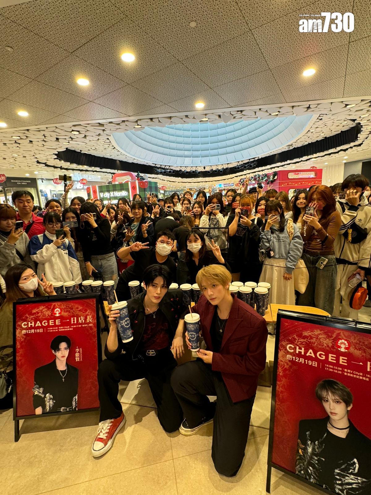 SING與LEO今次來去匆匆,結束是日工作隨即啟程回到南韓宣傳新歌。 (娛樂組攝)