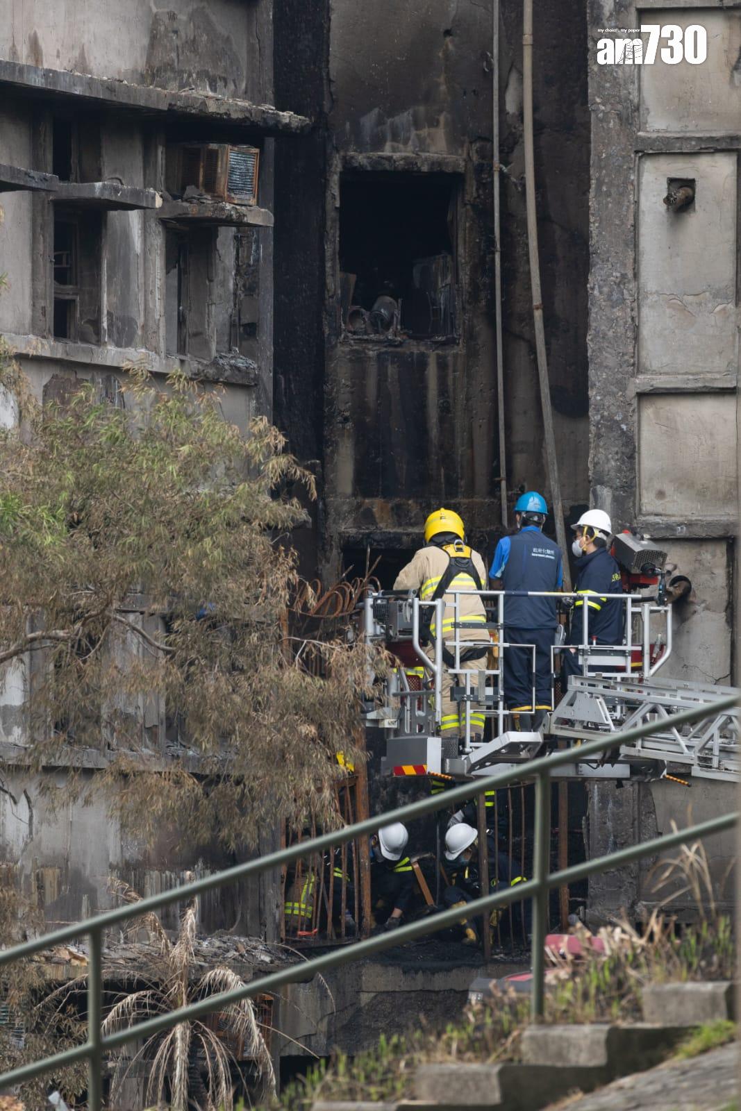 大埔宏福苑五級火至今造成159人死亡(蘇文傑攝)