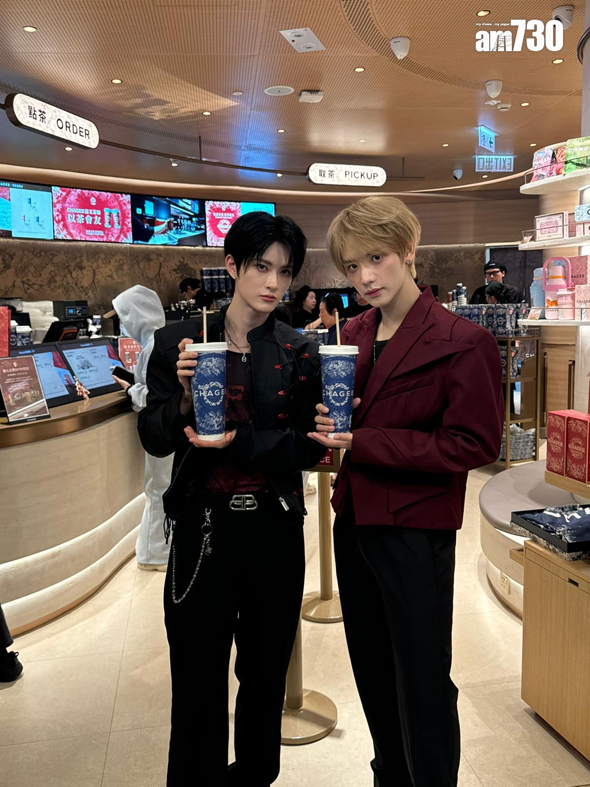 SING與LEO今次來去匆匆,結束是日工作隨即啟程回到南韓宣傳新歌。 (娛樂組攝)