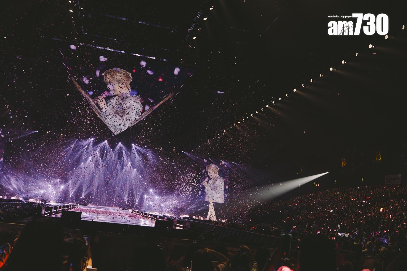 Anson Lo演唱會以「埃及國度」為核心主題,主舞台採用宏偉的金字塔結構,中央更懸掛著巨型倒轉金字塔。