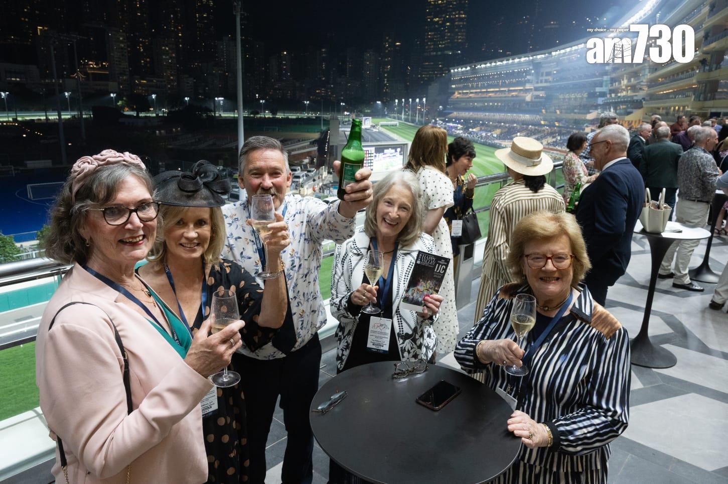 馬會稱,今年國際賽週吸引近1,400名海外旅客來港,分別來自澳洲、英國、美國及亞洲等地,當中不乏高消費旅客。(蘇文傑攝)