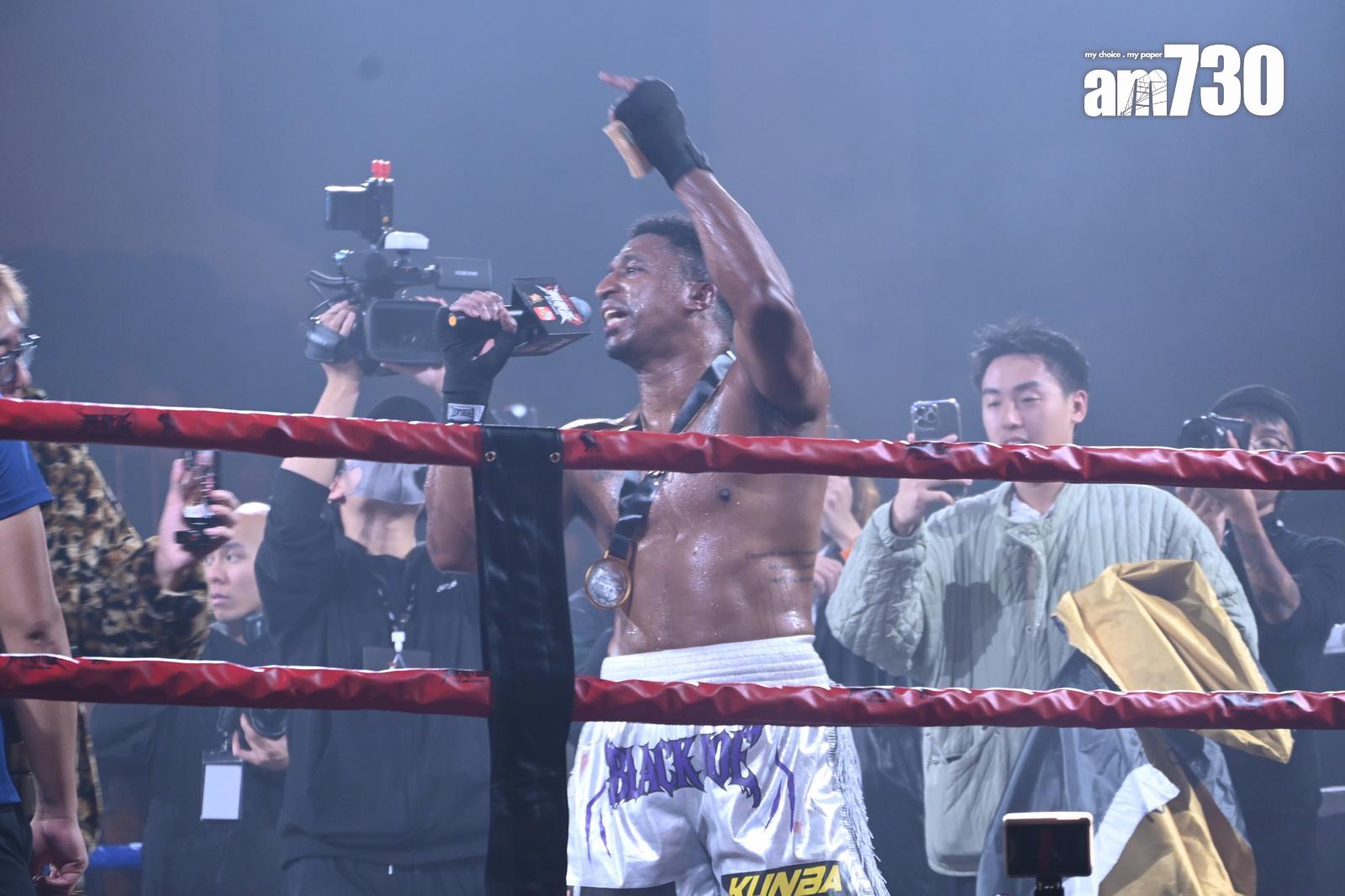 Black Joe勝出之後,心情激動。(娛樂組攝)