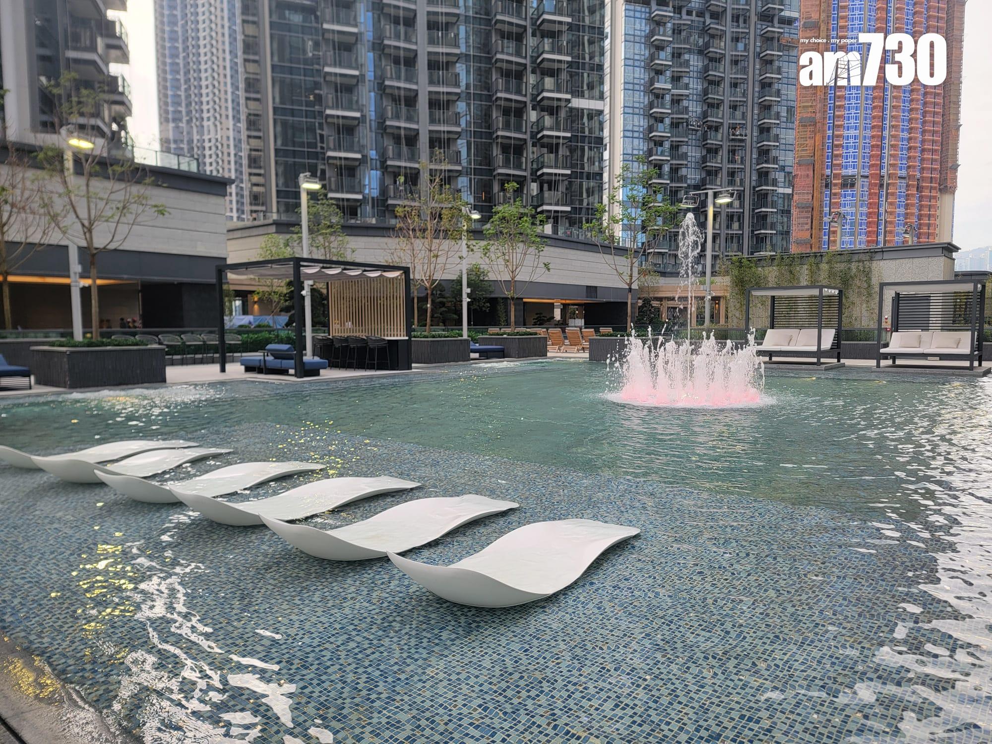 日出康城SEASONS系列會所連園林佔地9.8萬呎 打造8大水主題設施(多圖有片)|將軍澳新盤