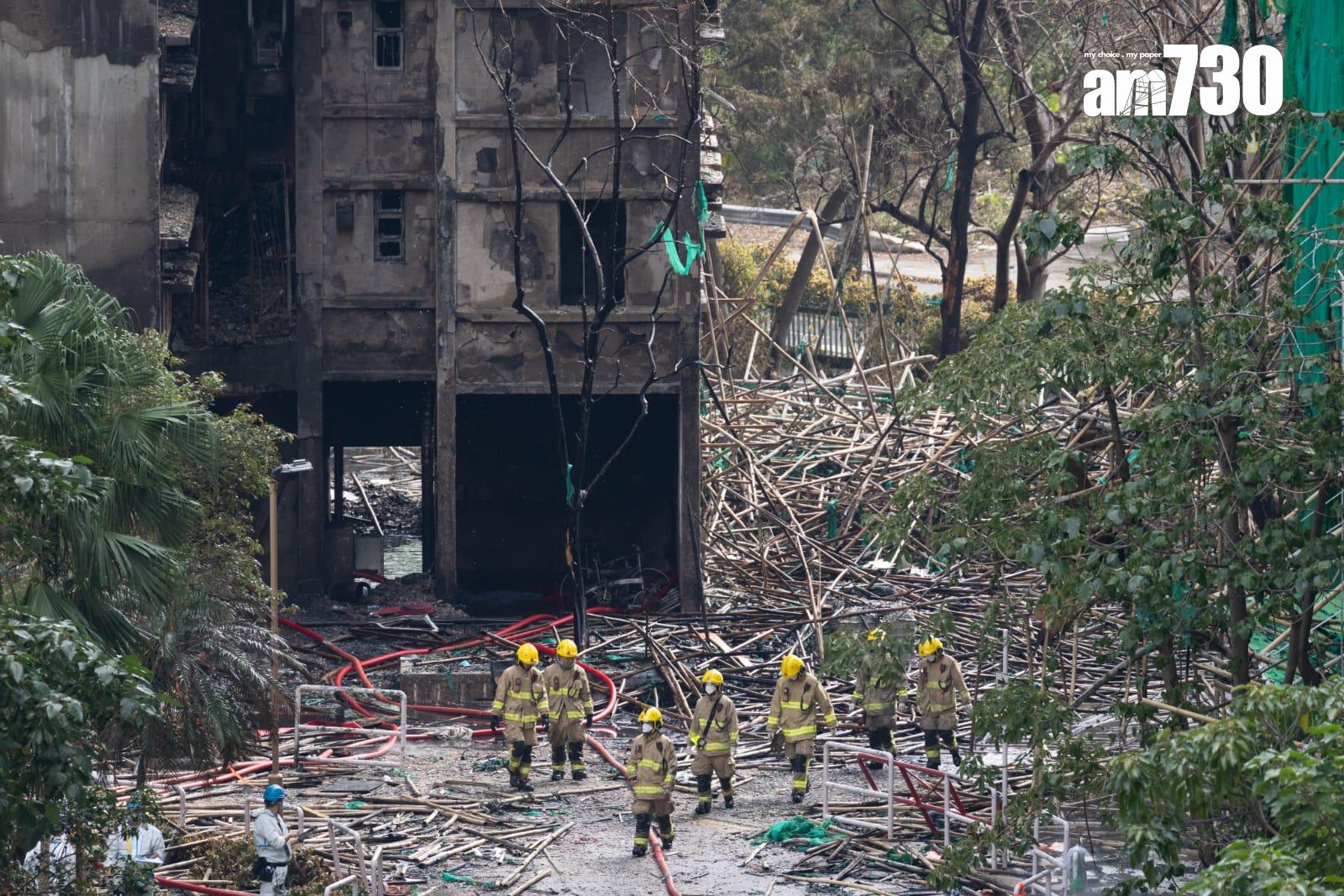 大埔宏福苑五級火。(蘇文傑攝)
