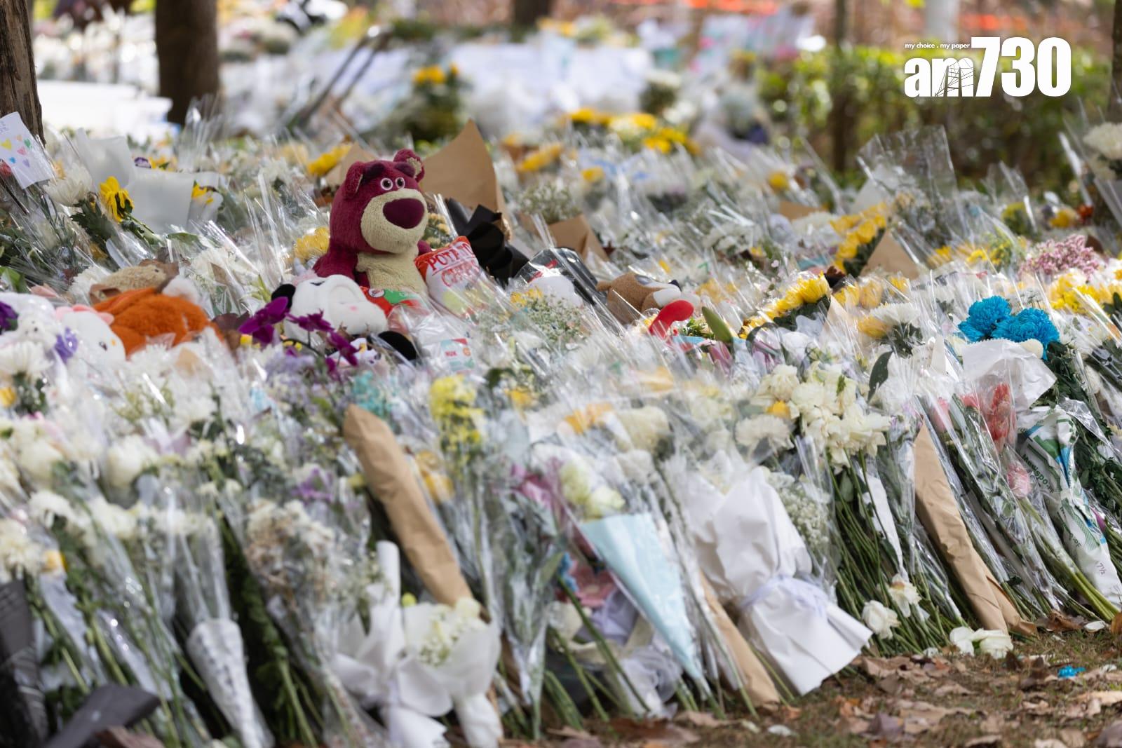 大埔宏福苑五級火後情況。(蘇文傑攝)