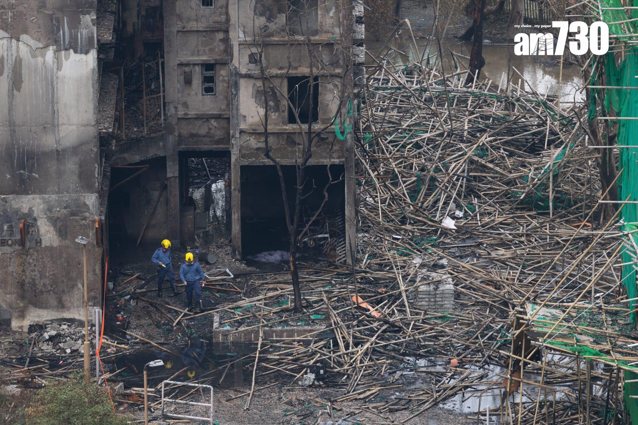 大埔宏福苑五級火敲響了市民的火災逃生警鐘。(蘇文傑攝)