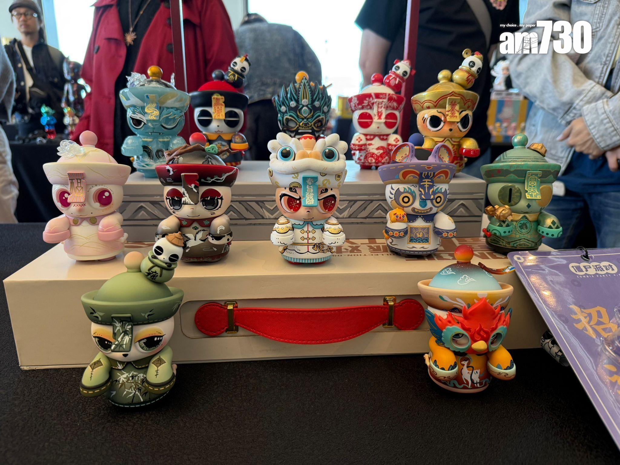 Amazing Toy Show匯聚過百玩具品牌。(本報攝)