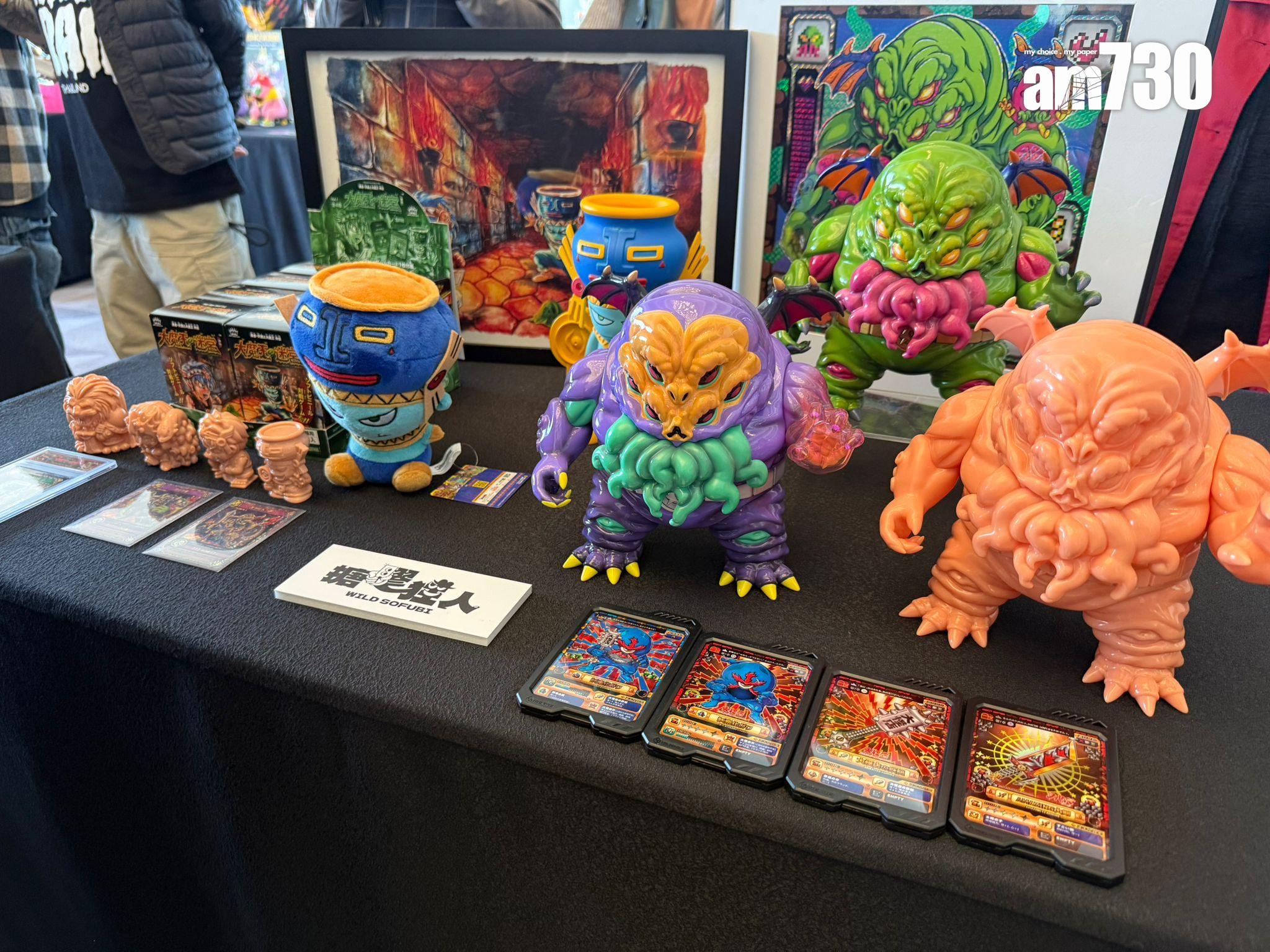 Amazing Toy Show匯聚過百玩具品牌。(本報攝)