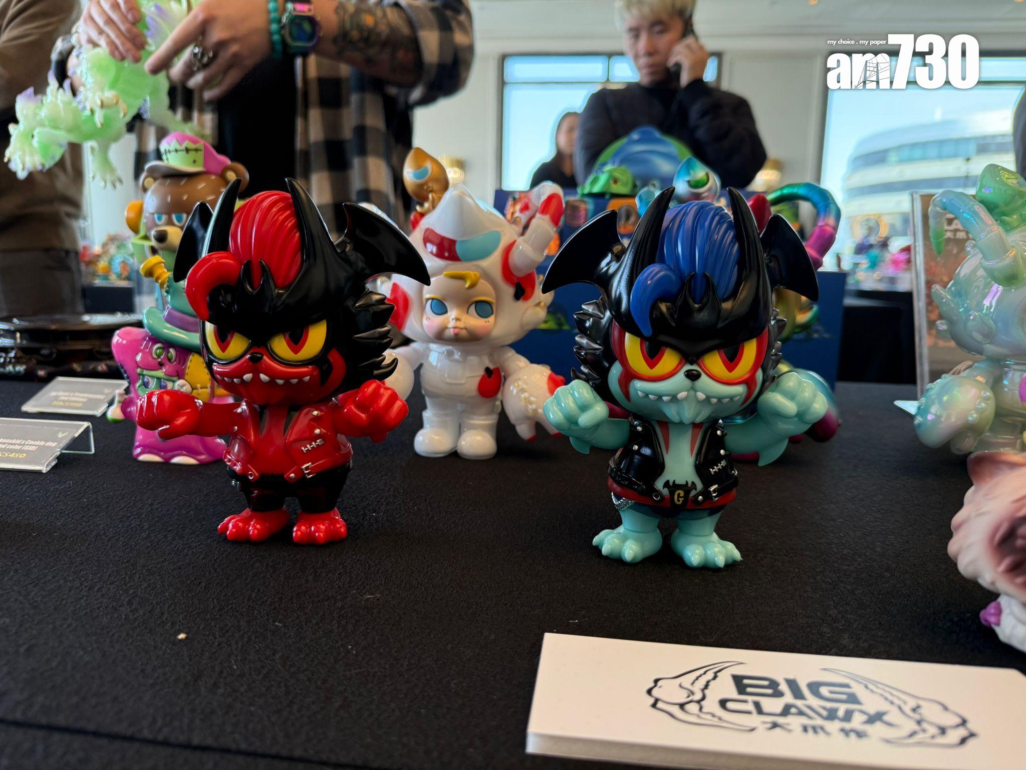 Amazing Toy Show匯聚過百玩具品牌。(本報攝)