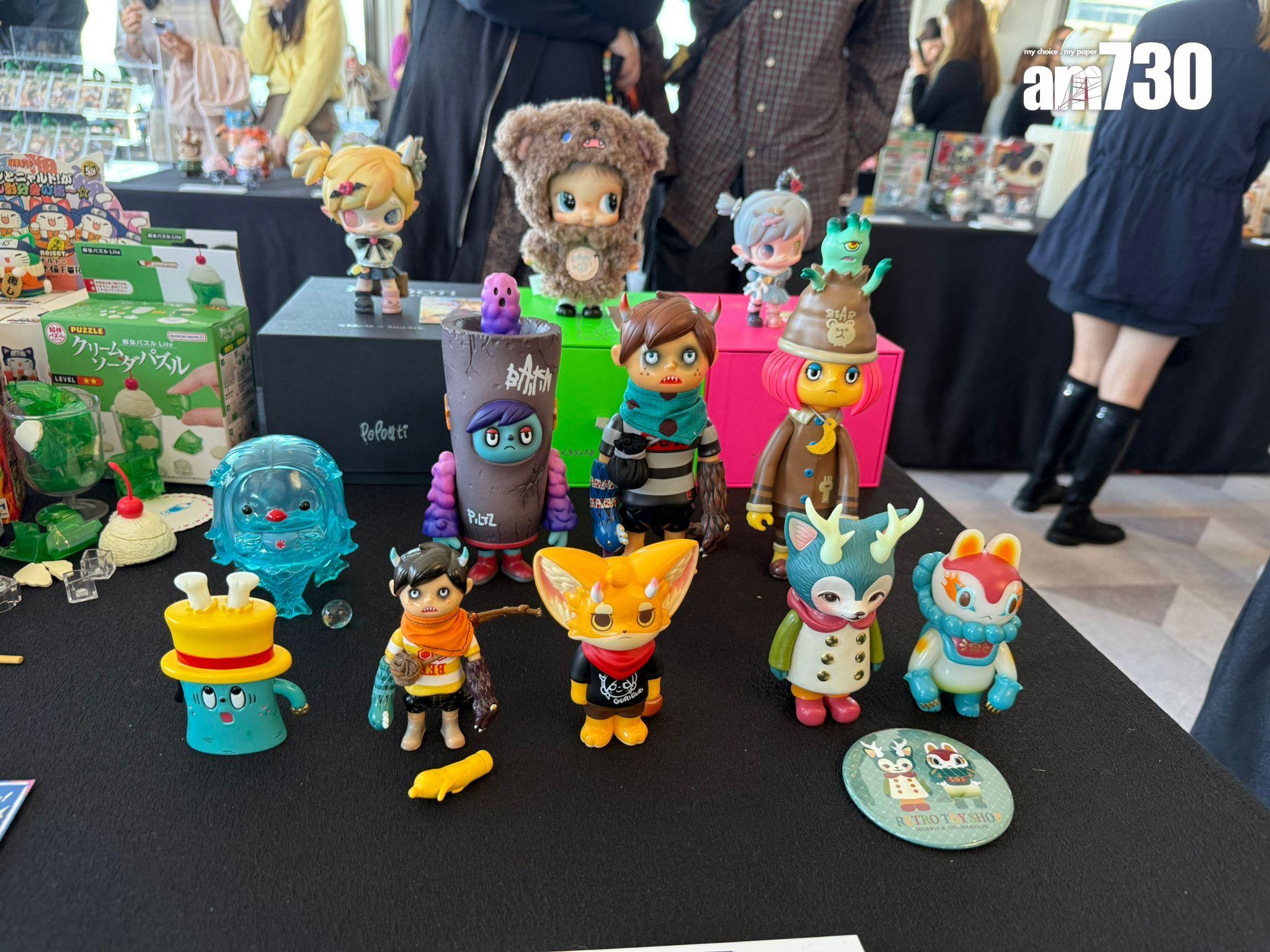 Amazing Toy Show匯聚過百玩具品牌。(本報攝)