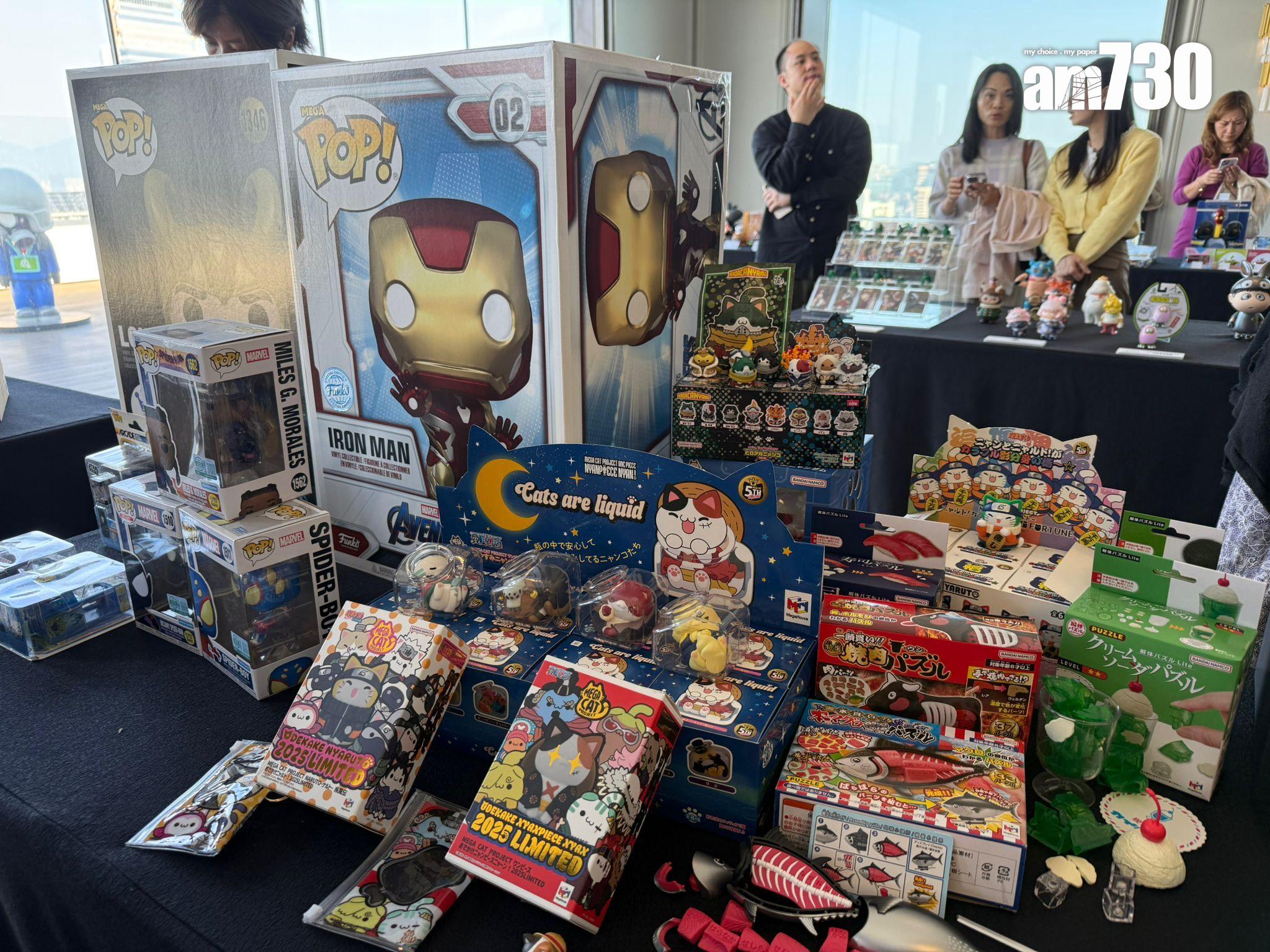 Amazing Toy Show匯聚過百玩具品牌。(本報攝)