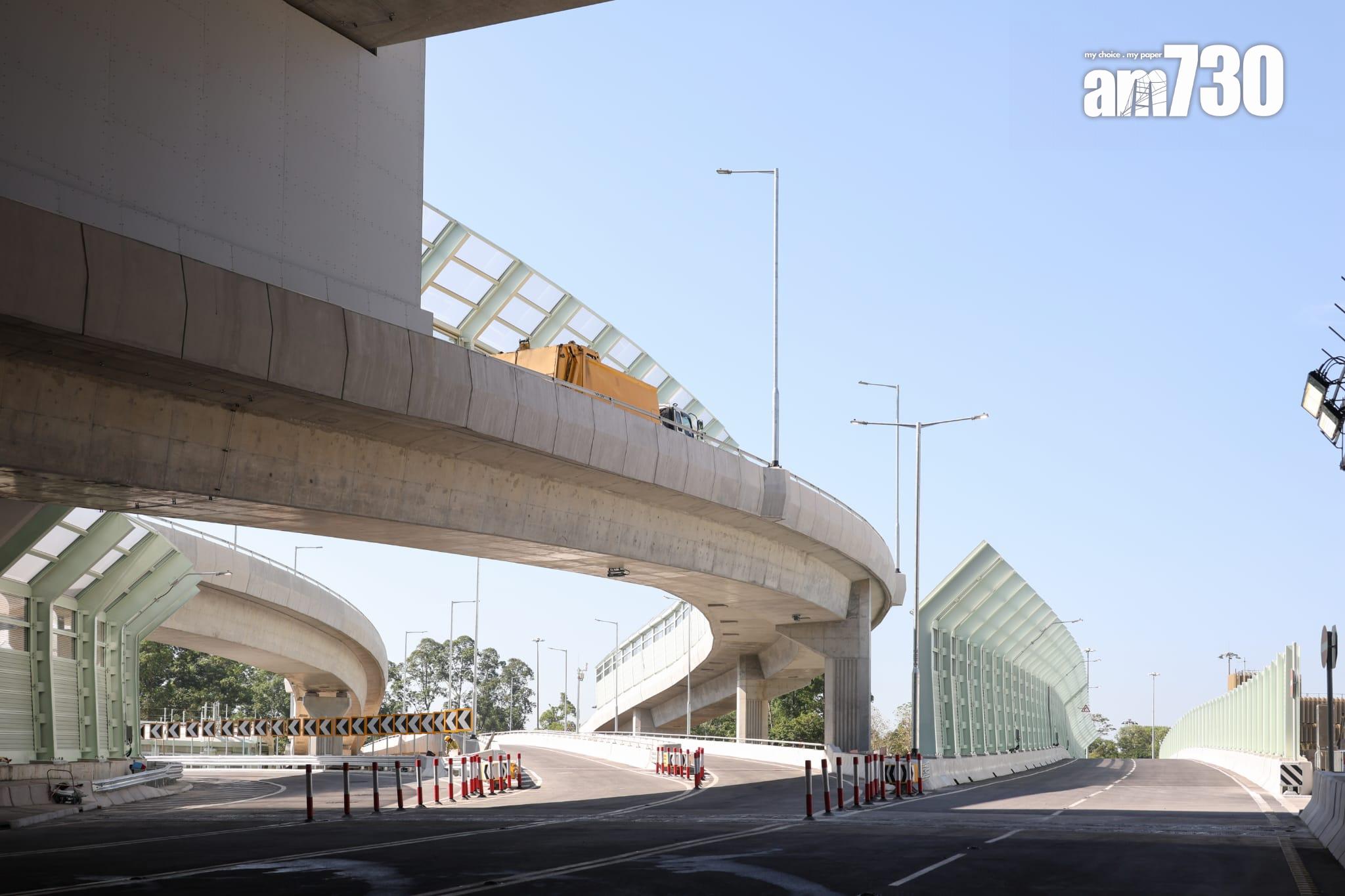 中九龍繞道油麻地段本月21日開通。(周令知攝)