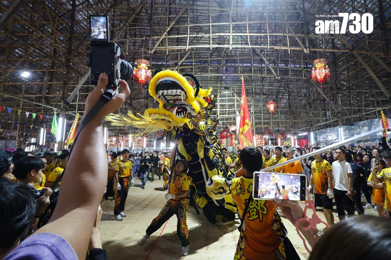 錦田鄉酬恩建醮巨型戲棚需60日搭建 《健力士》認證全球最大臨時竹構祭壇