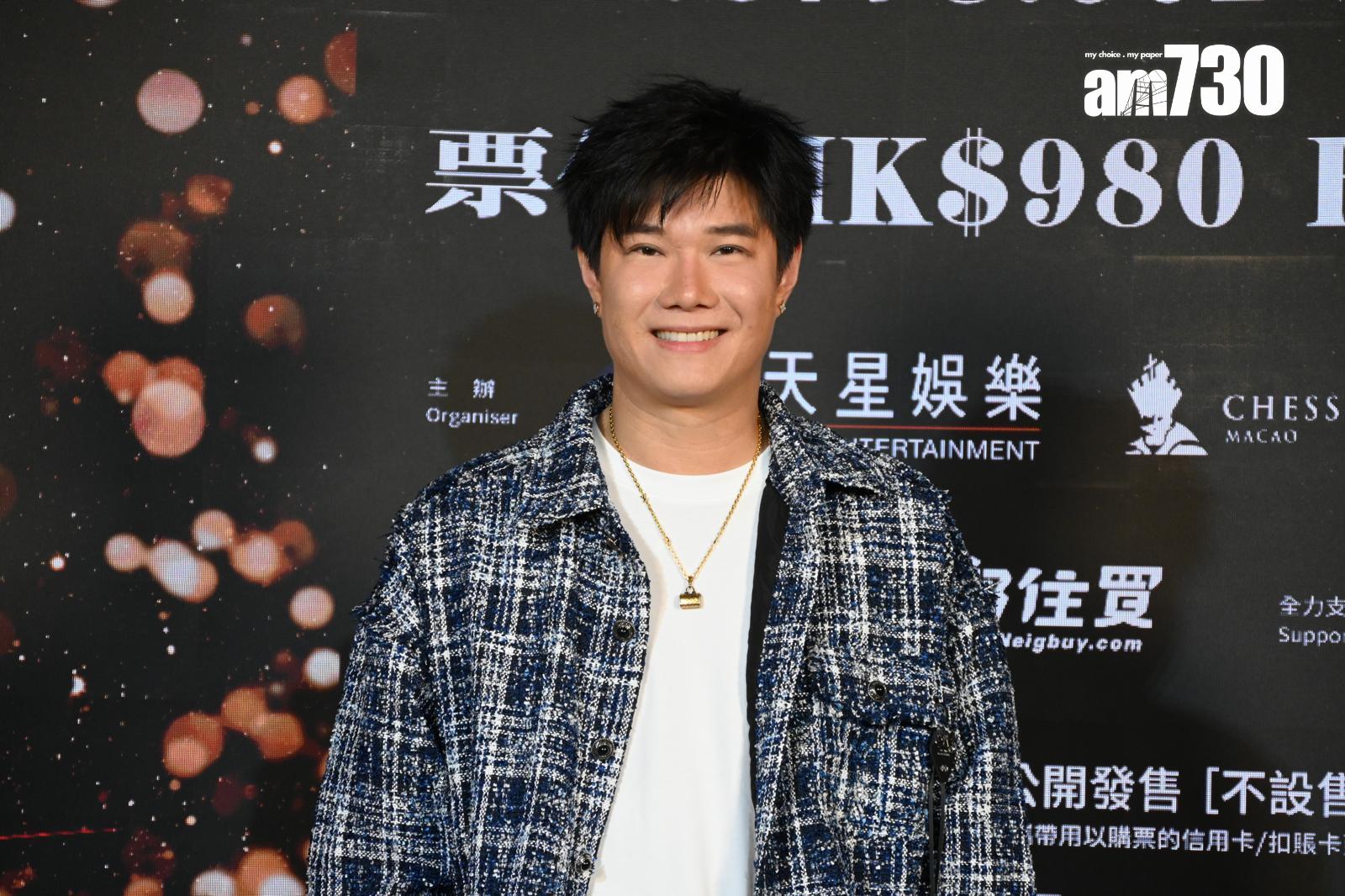 張與辰表示現在要少吃他最愛的燒肉。(娛樂組攝)