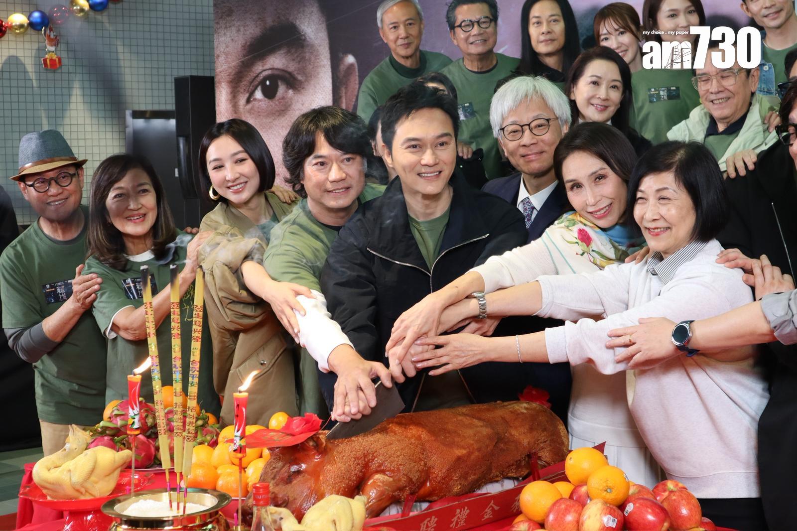 張智霖與陳維冠(左四)合作多次,對方一開聲當然不會say no。(娛樂組攝)