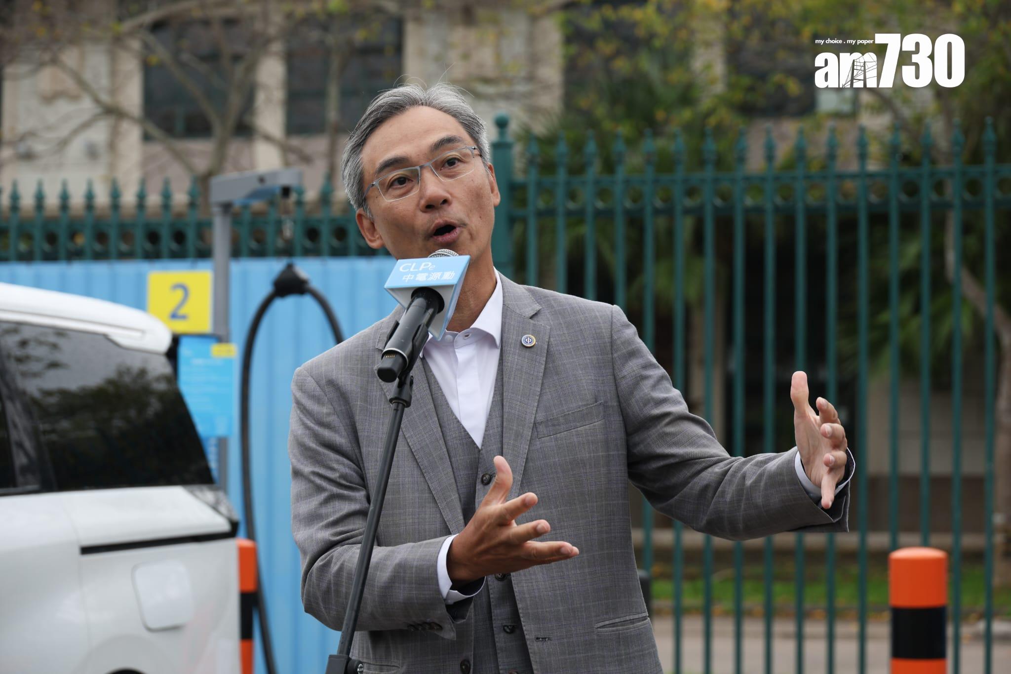 中電源動集團總裁吳永豪指未來會擴展規模。(周令知攝)