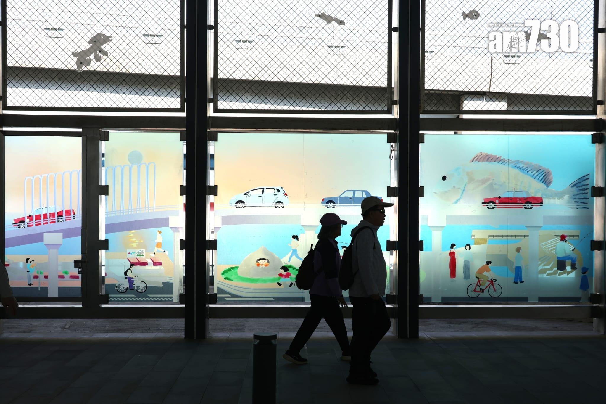 北角東岸板道(東段)開通「最後一公里」,標誌由堅尼地城至筲箕灣全長約13公里的港島海濱正式貫通。(林俊源攝)