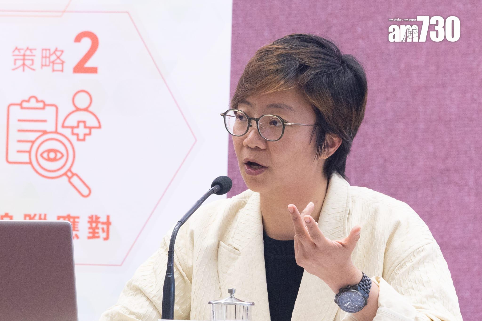 衞生防護中心公共衞生服務處顧問醫生(特別預防計劃)黃駿君。(蘇文傑攝)