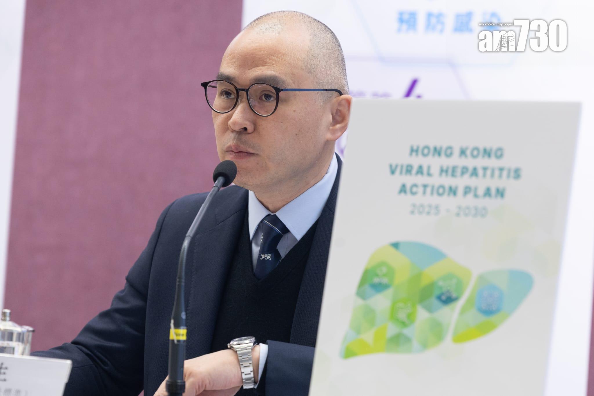 醫管局總行政經理黎靖匡。(蘇文傑攝)