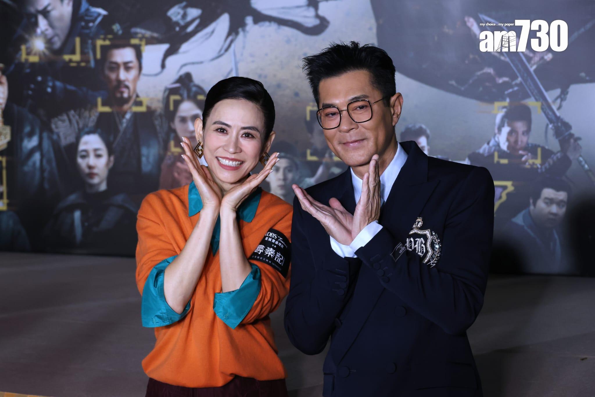 只得宣萱令古天樂變得調皮。(林俊源攝)