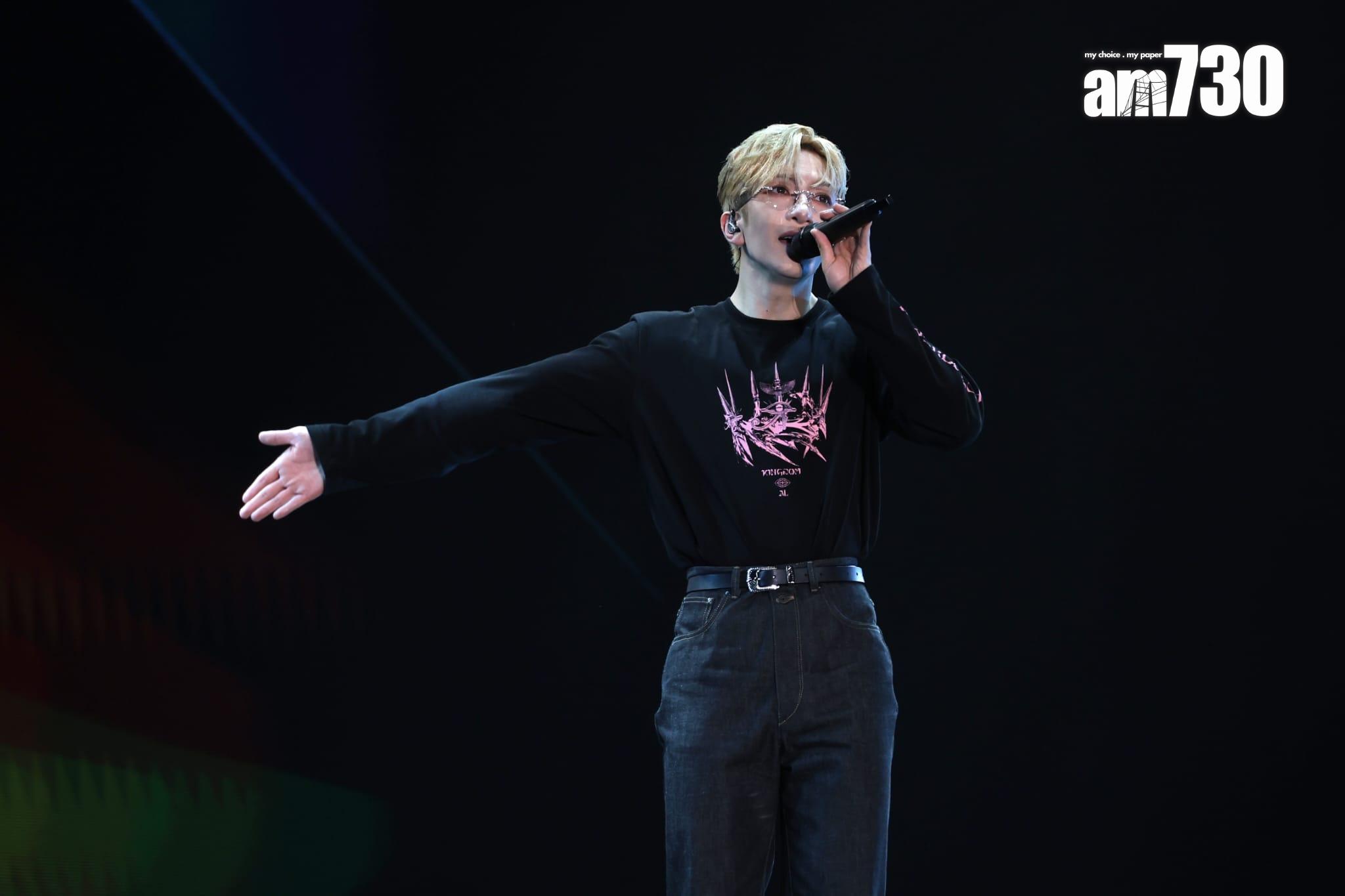 《ANSON LO "KINGDOM" LIVE 2025》尾場。(林俊源攝)